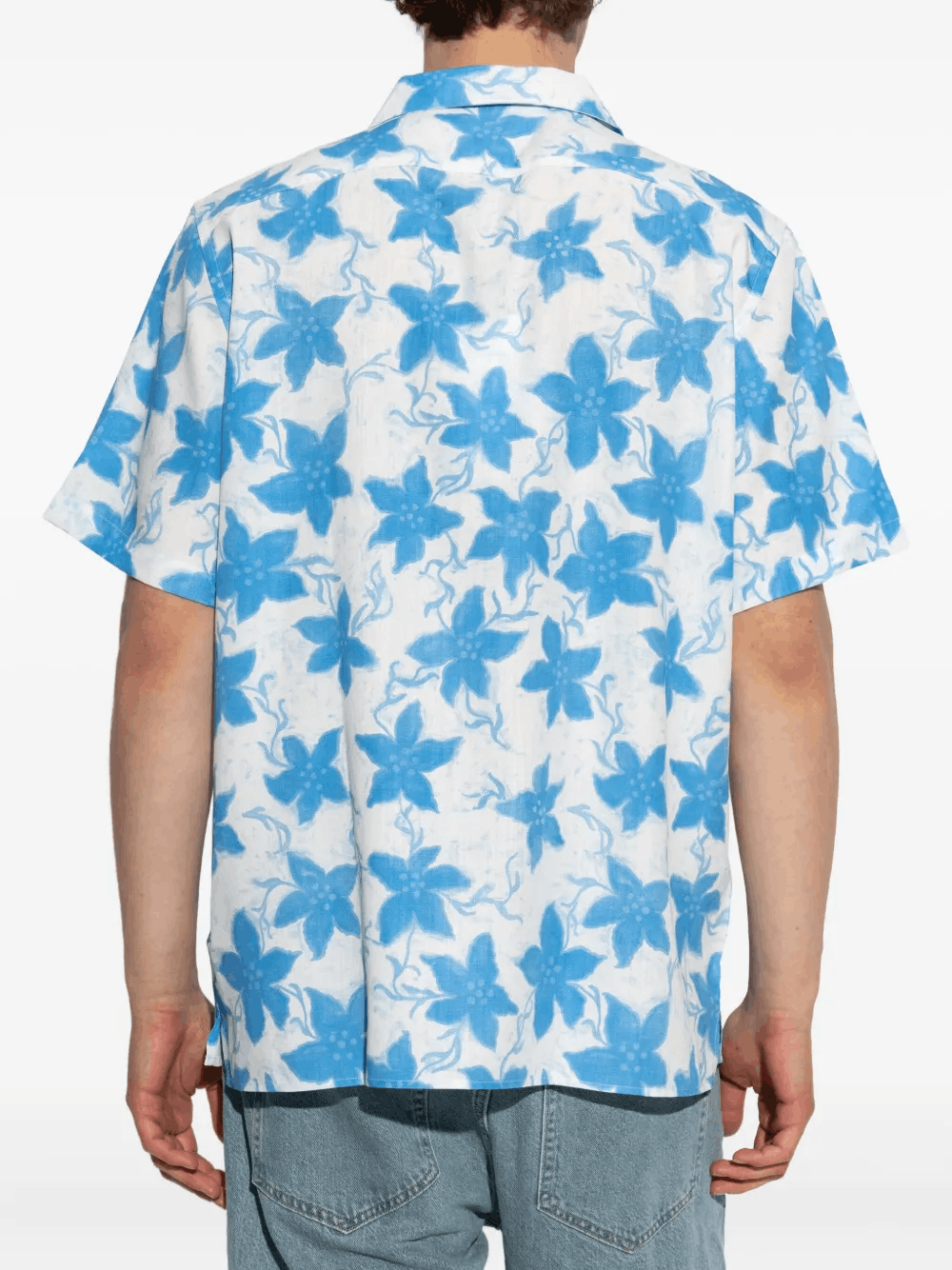 Other Men’s White Floral-Print Short-Sleeve Shirt Size US S / EU 44-46 / 1 - 4 Thumbnail