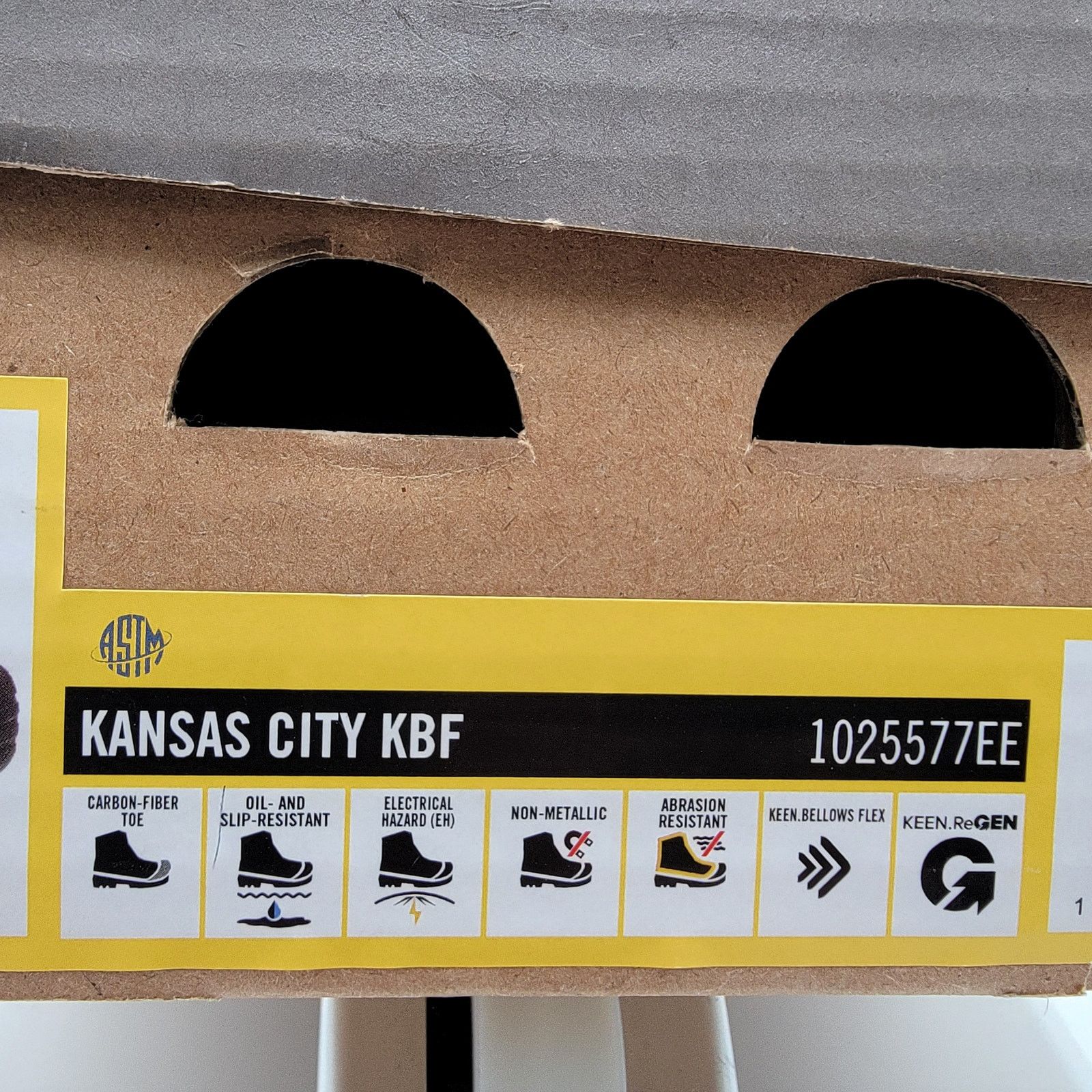 KEEN Keen Utility Kansas City KBF Men Shoes Black Comp Toe Sz 8EE Size US 8 / EU 41 - 9 Thumbnail