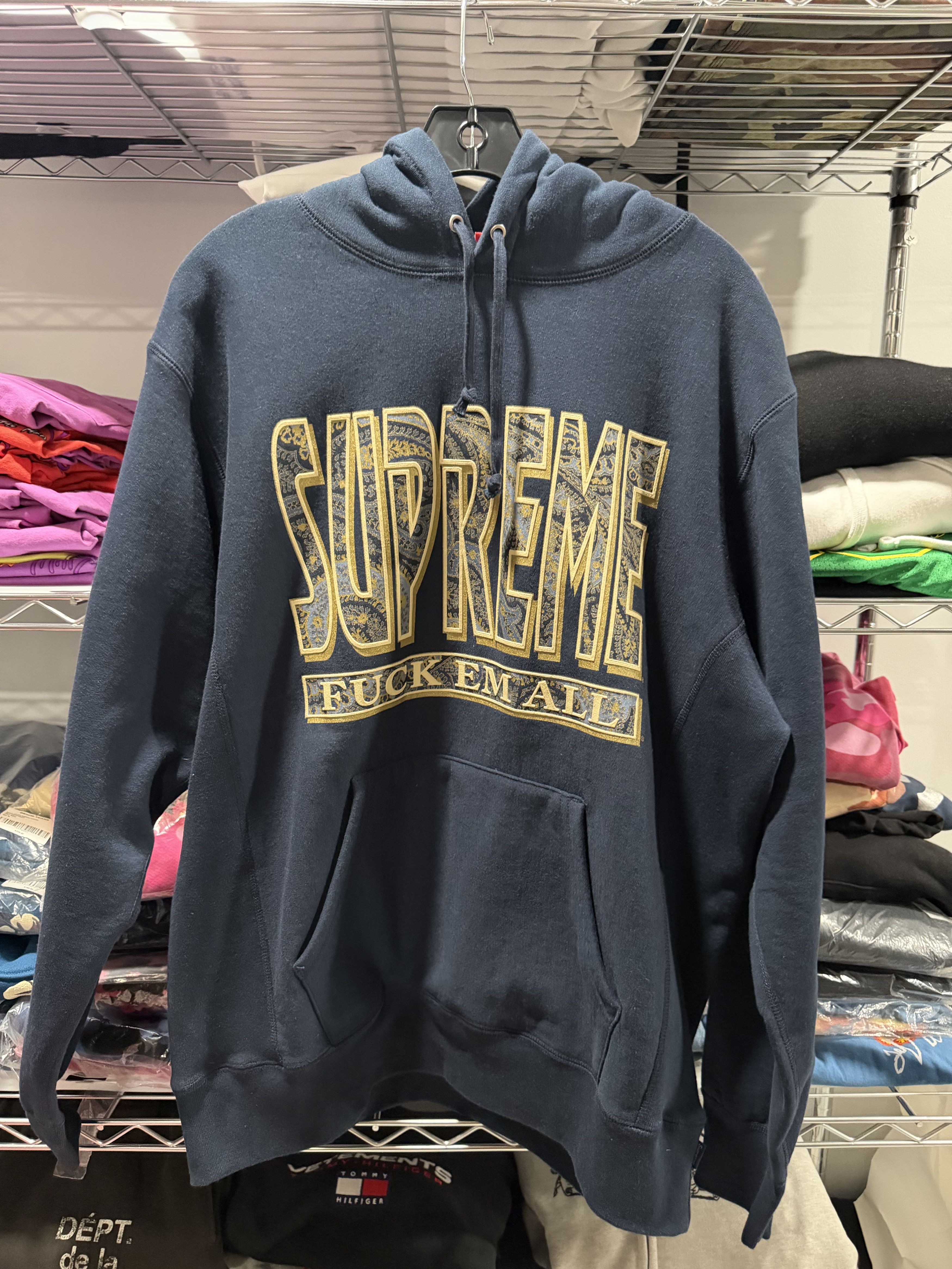 Supreme Supreme Fuck Em Hoodie XL | Grailed