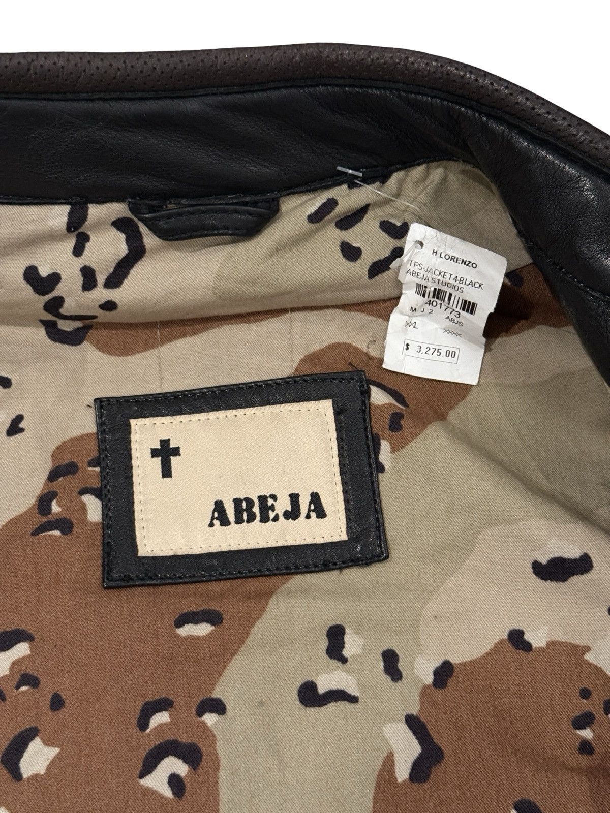 Other Abeja Leather Jacket H Lorenzo Size US XXL / EU 58 / 5 - 11 Thumbnail