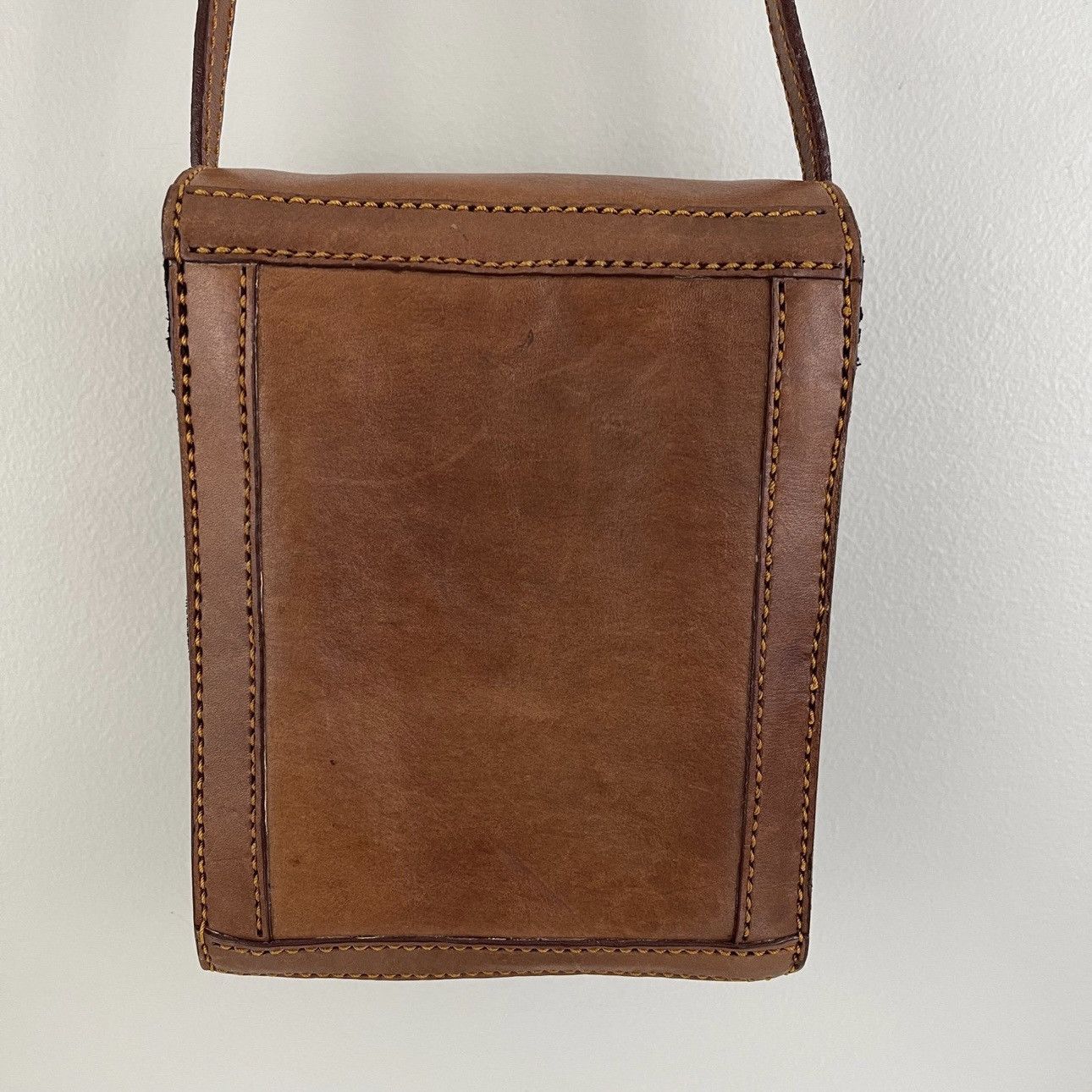 Other Southwestern Brown Faux Leather Tapestry Crossbody Bag Size ONE SIZE - 7 Thumbnail