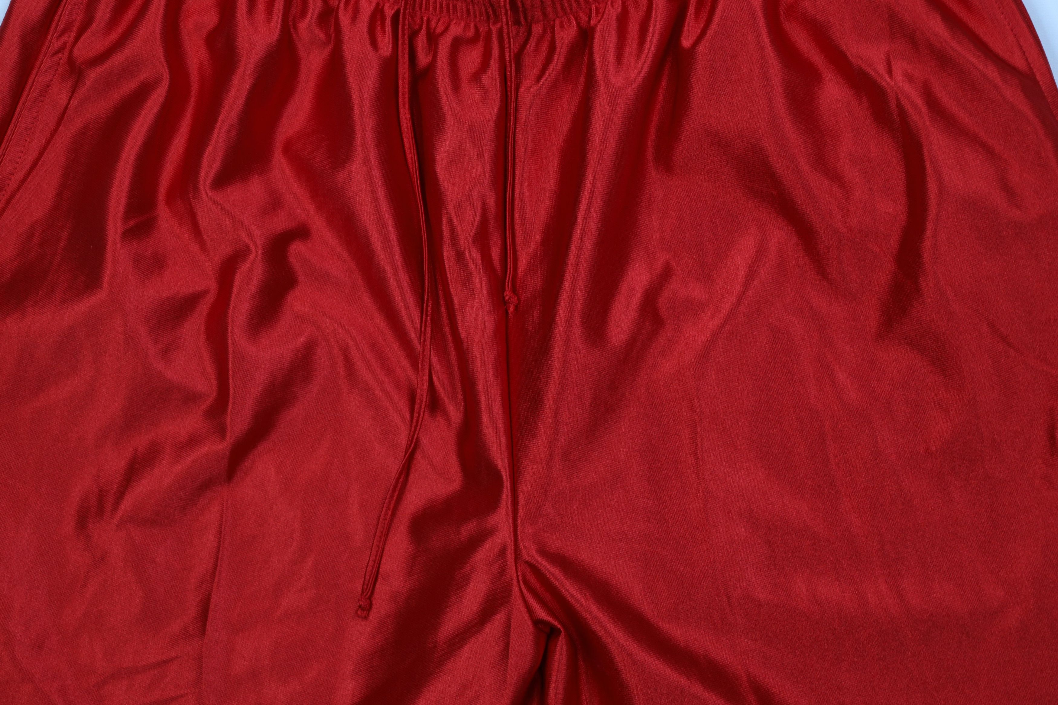 Spalding Vintage 90s Spalding Basketball Basketball Shorts Red Size US 38 / EU 54 - 3 Thumbnail