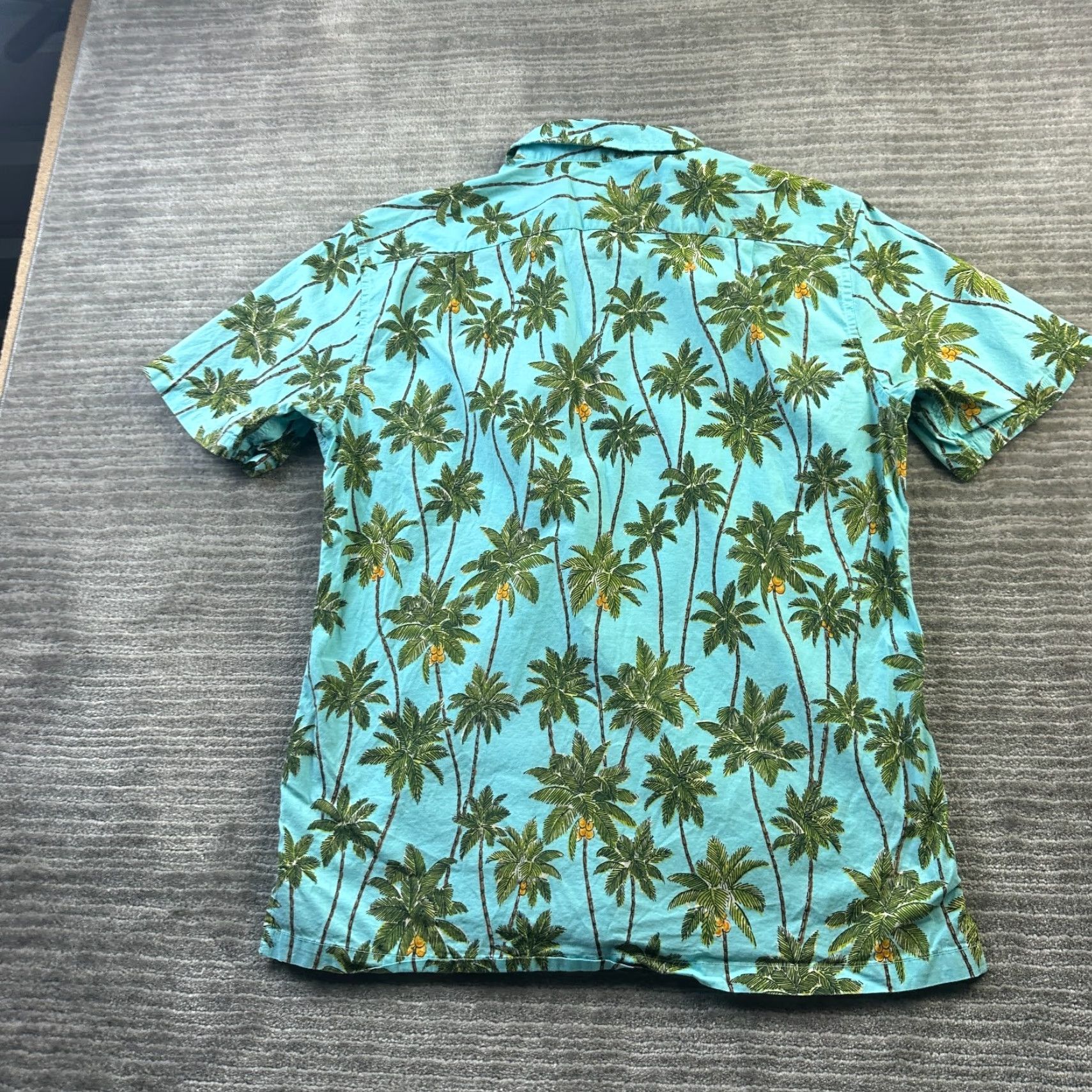 Tori Richard Tori Richard Shirt Mens Medium Blue Teal Geometric All Over Print Button Up Size US M / EU 48-50 / 2 - 2 Thumbnail
