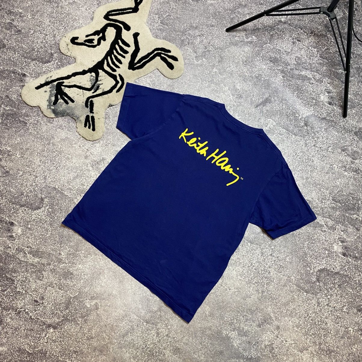 Uniqlo Designer Uniqlo x Keith Haring Big logo Basic tee Size US XL / EU 56 / 4 - 1 Thumbnail