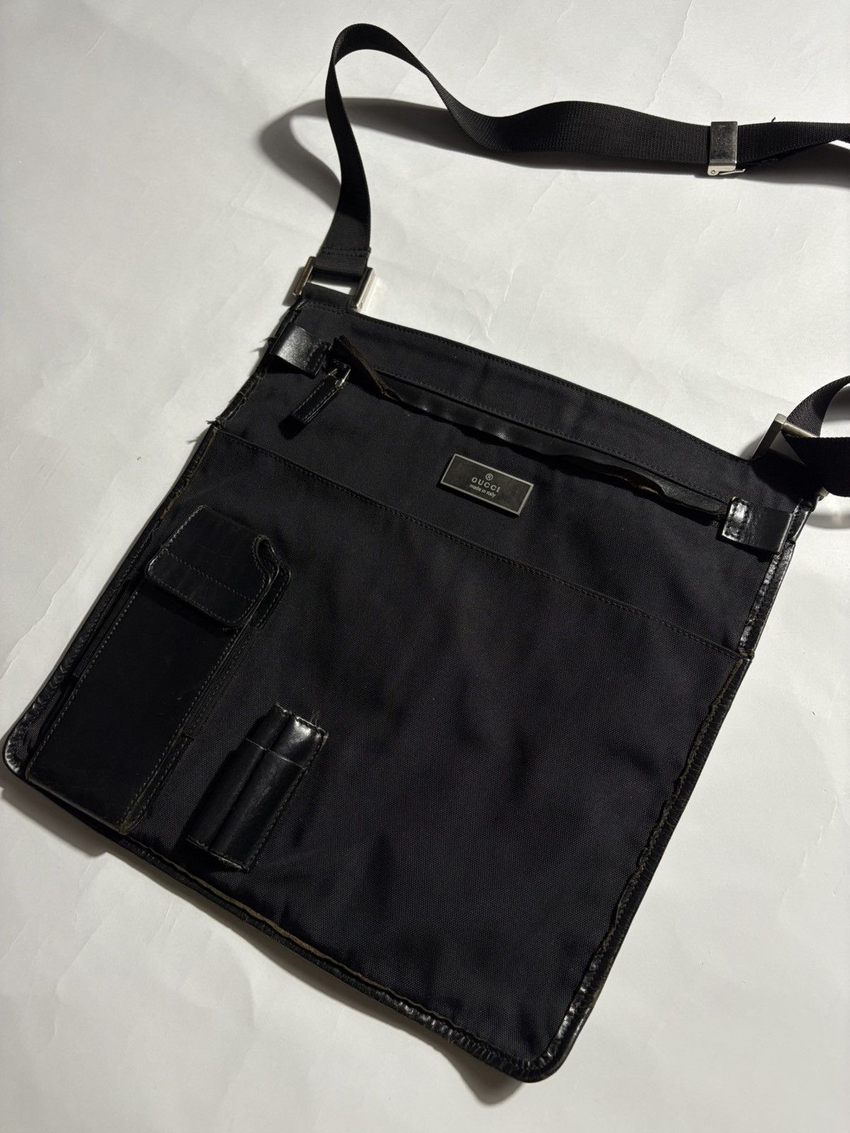 Gucci VINTAGE GUCCI CANVAS CROSSBODY BAG Size ONE SIZE - 3 Thumbnail