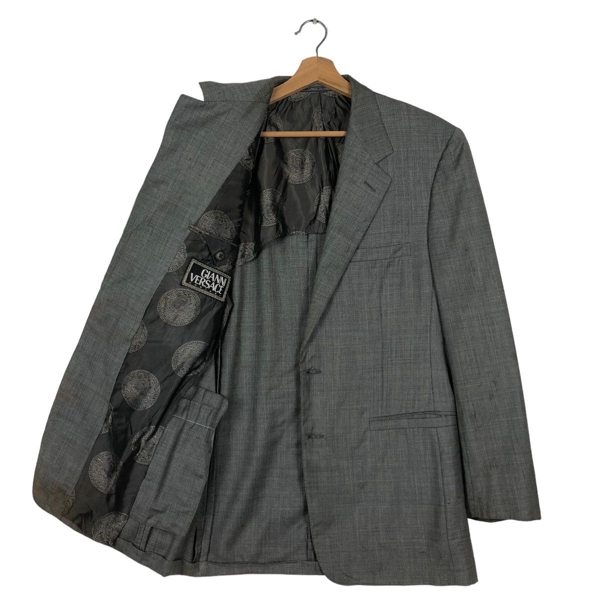 Versace 🔥Double Breast Suits Coat Gianni Versace Size US M / EU 48-50 / 2 - 8 Thumbnail