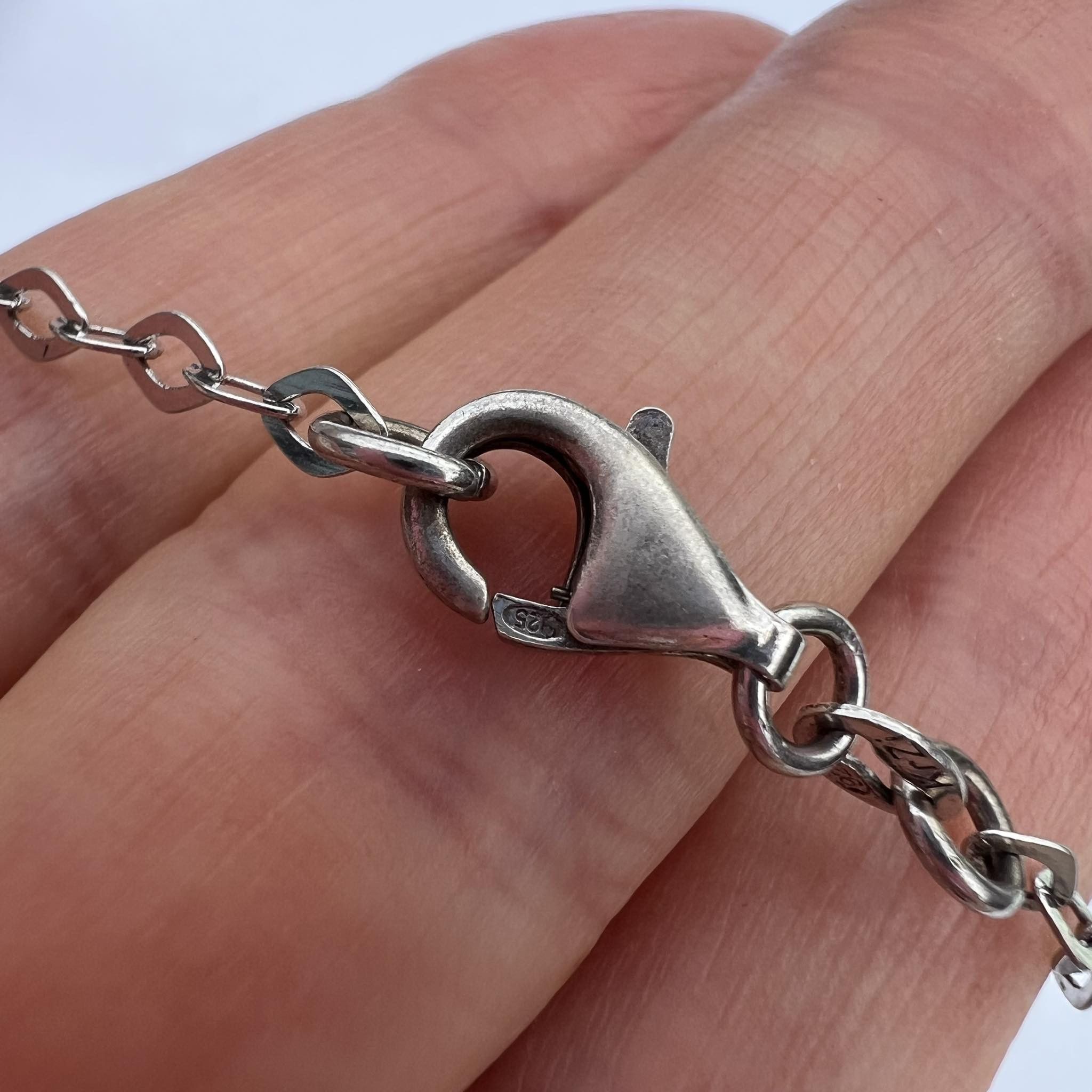 Vintage Vintage Jewelry Sterling Silver 925 Chain Necklace 13.6 gr Size ONE SIZE - 4 Thumbnail