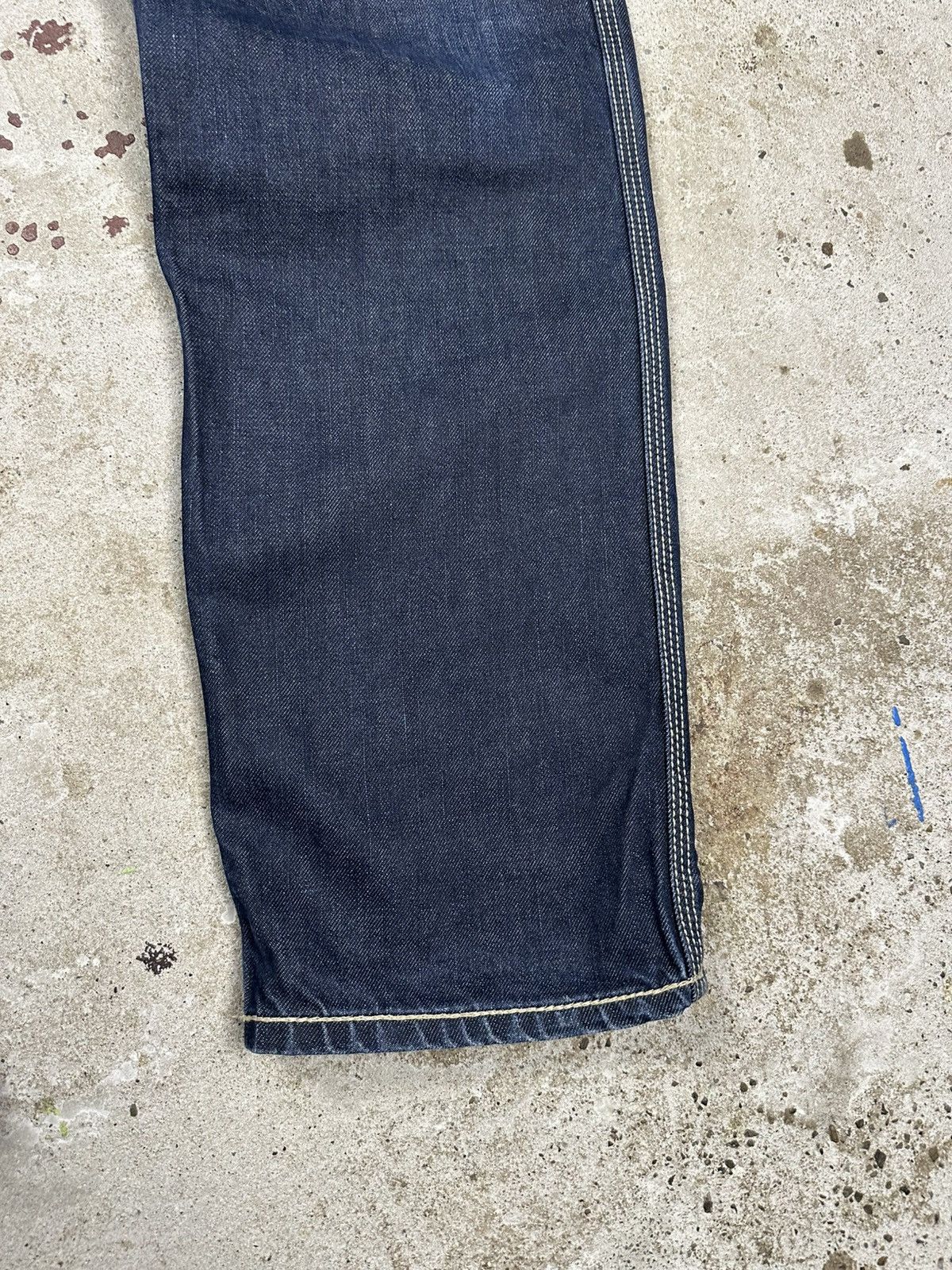 Diesel Vintage Y2K Diesel Big Pockets Navy Jeans Denim Pants Size US 33 - 3 Thumbnail