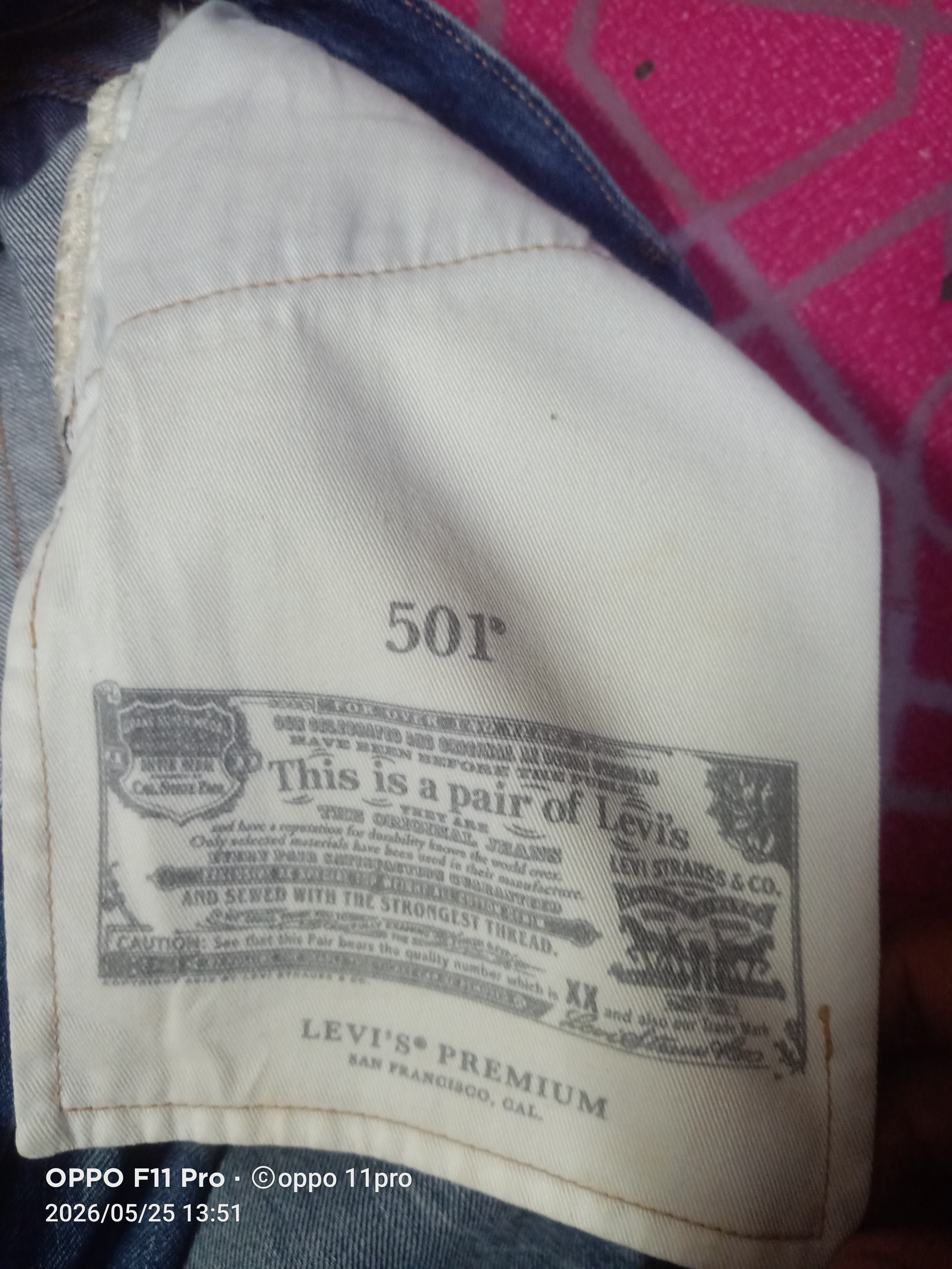 Levi's Vintage Clothing 💥 Vintage Levi's 501 (LVC) Distressdenim Men Redselved 💥 Size US 34 / EU 50 - 25 Thumbnail