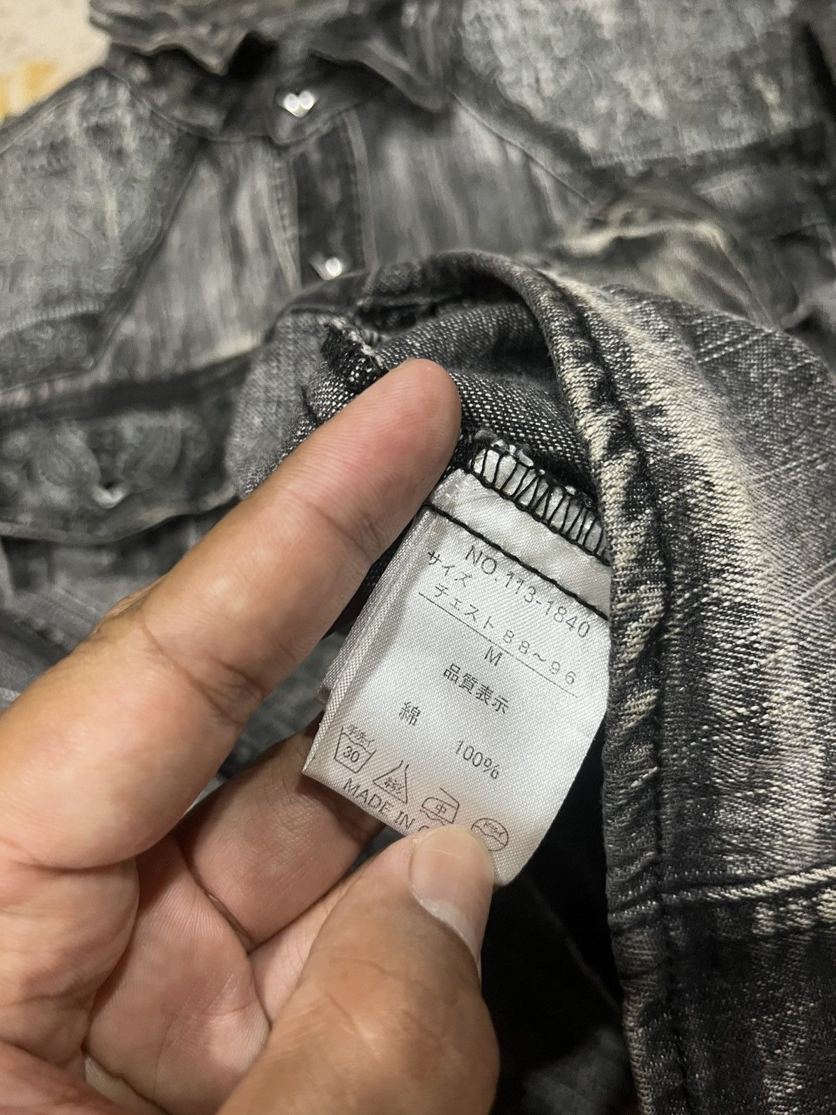 In The Attic Black denim western shirt Size US M / EU 48-50 / 2 - 13 Thumbnail