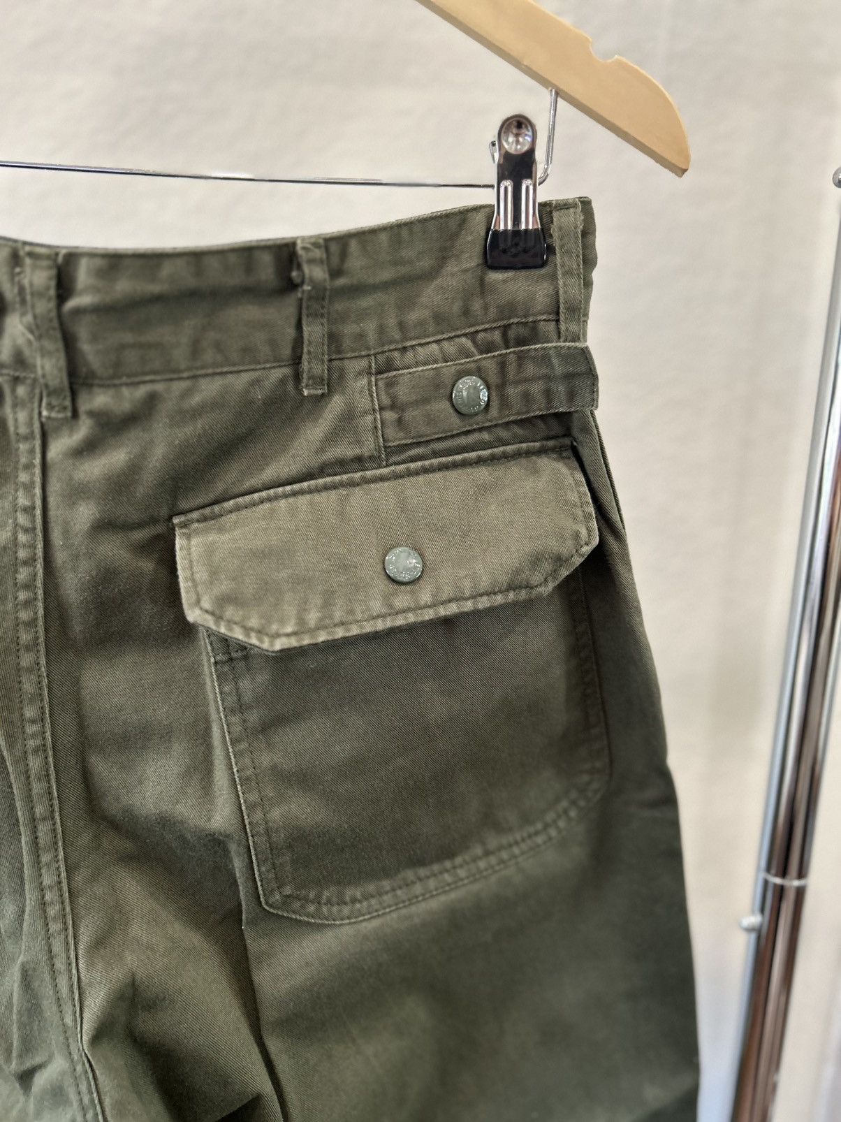 Engineered Garments Hemmed FW15 Ground Pant in Olive Twill size 32 Size US 32 / EU 48 - 4 Thumbnail