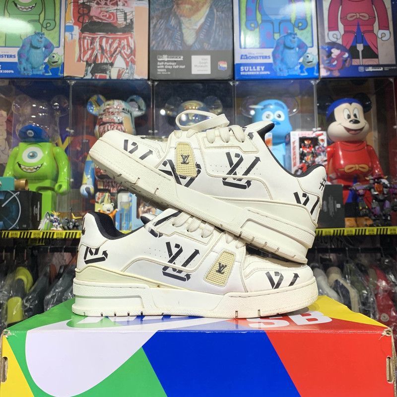 Louis Vuitton Louis Vuitton Trainer Low-Top Fashion Sneakers -2508 Size US 5.5 / EU 38 - 7 Thumbnail