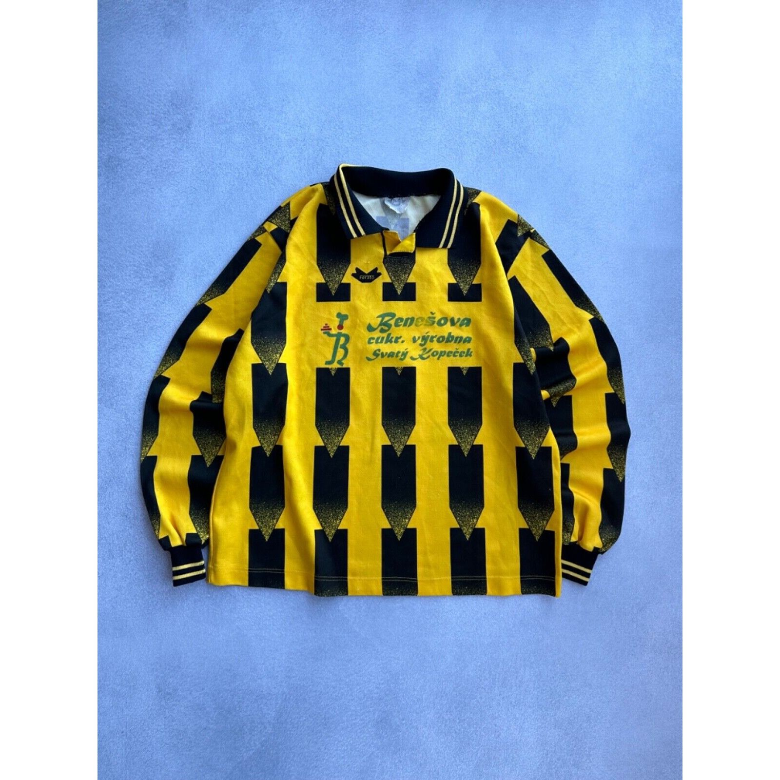 Vintage VTG Ferato 80s Long Sleeve Football Jersey CzechRepublic Size US XXL / EU 58 / 5 - 1 Thumbnail
