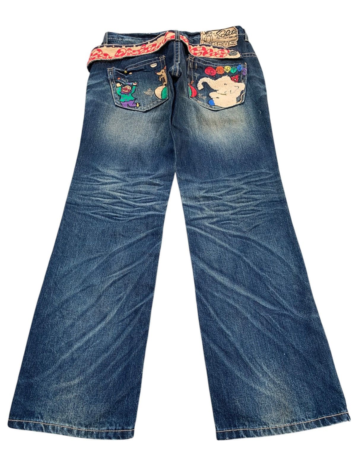 14th Addiction RARE💥 Yoshitomo Nara Lolita Circus Rusty Japanese Denim Size US 30 / EU 46 - 4 Thumbnail