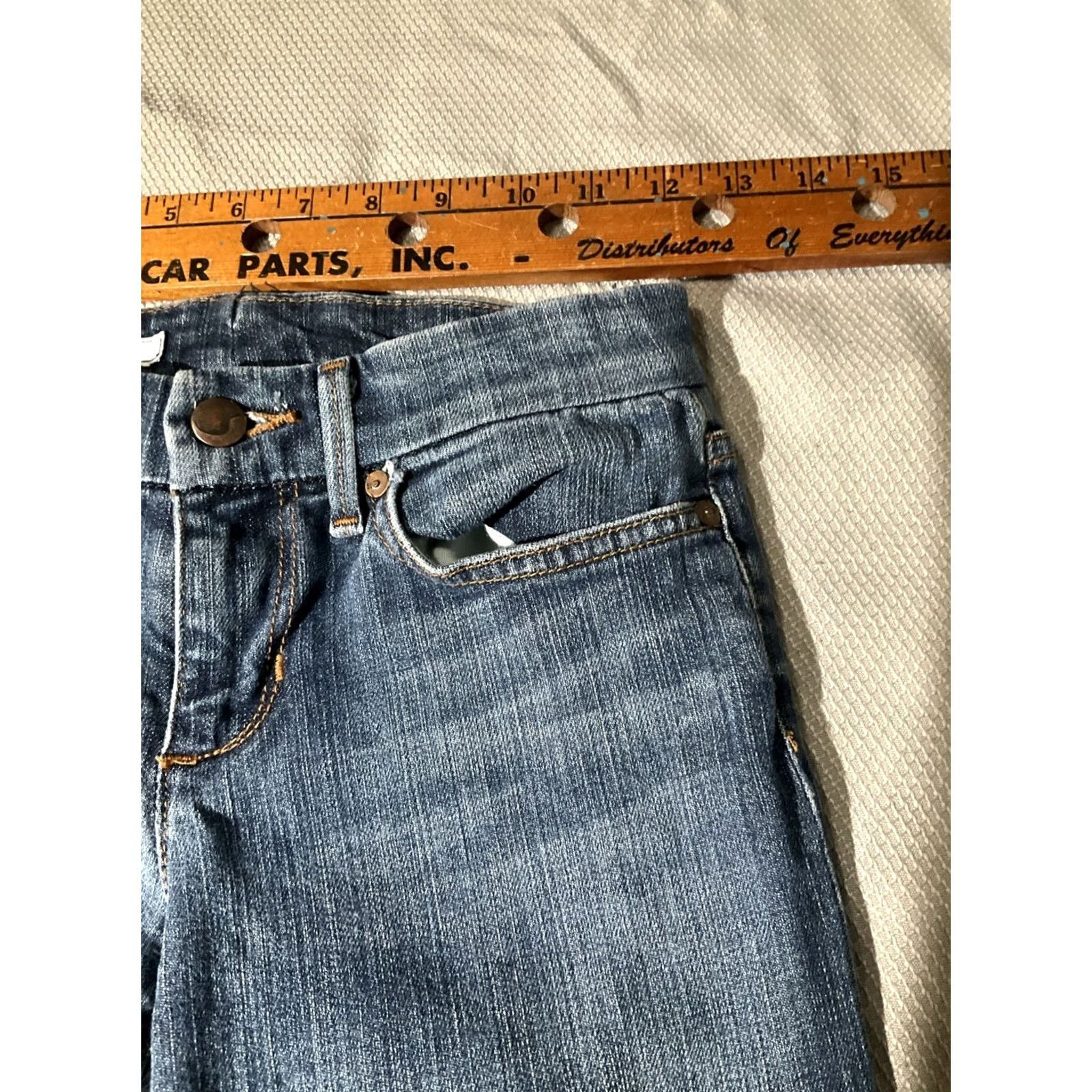 Vintage Joes Jeans Womens Bootcut Jeans Provocateur Denim Pants 25 Blue 5-Pocket Regular Inseam 30” Size 42" / US 20 - 7 Thumbnail