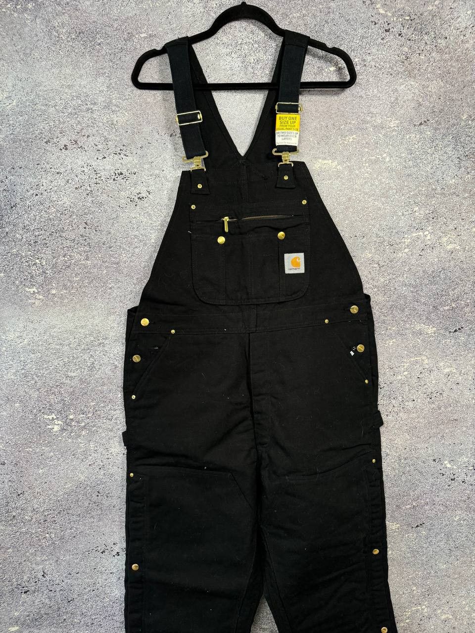 Carhartt NWT CARHARTT Double Knee Overall Black Fit 42x30 Size US 42 / EU 58 - 1 Thumbnail