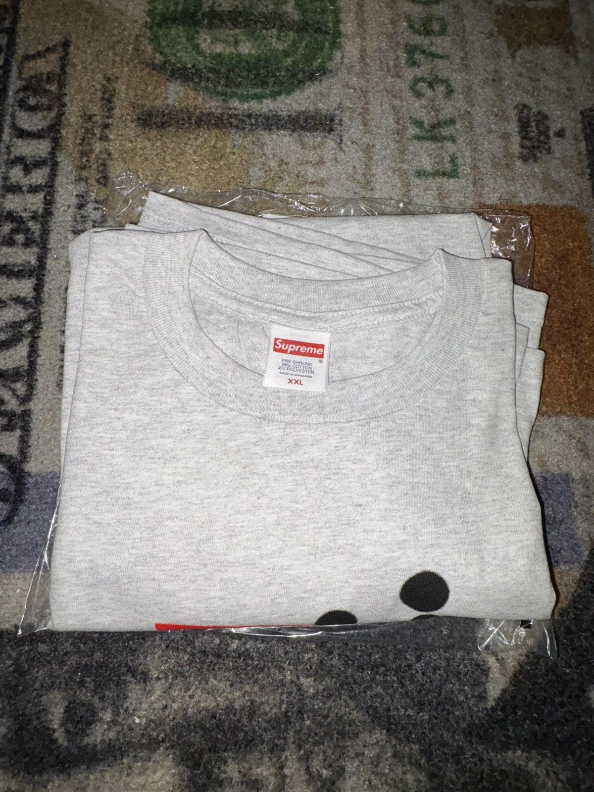 Supreme Supreme Stick Tee Grey Size US XXL / EU 58 / 5 - 3 Thumbnail