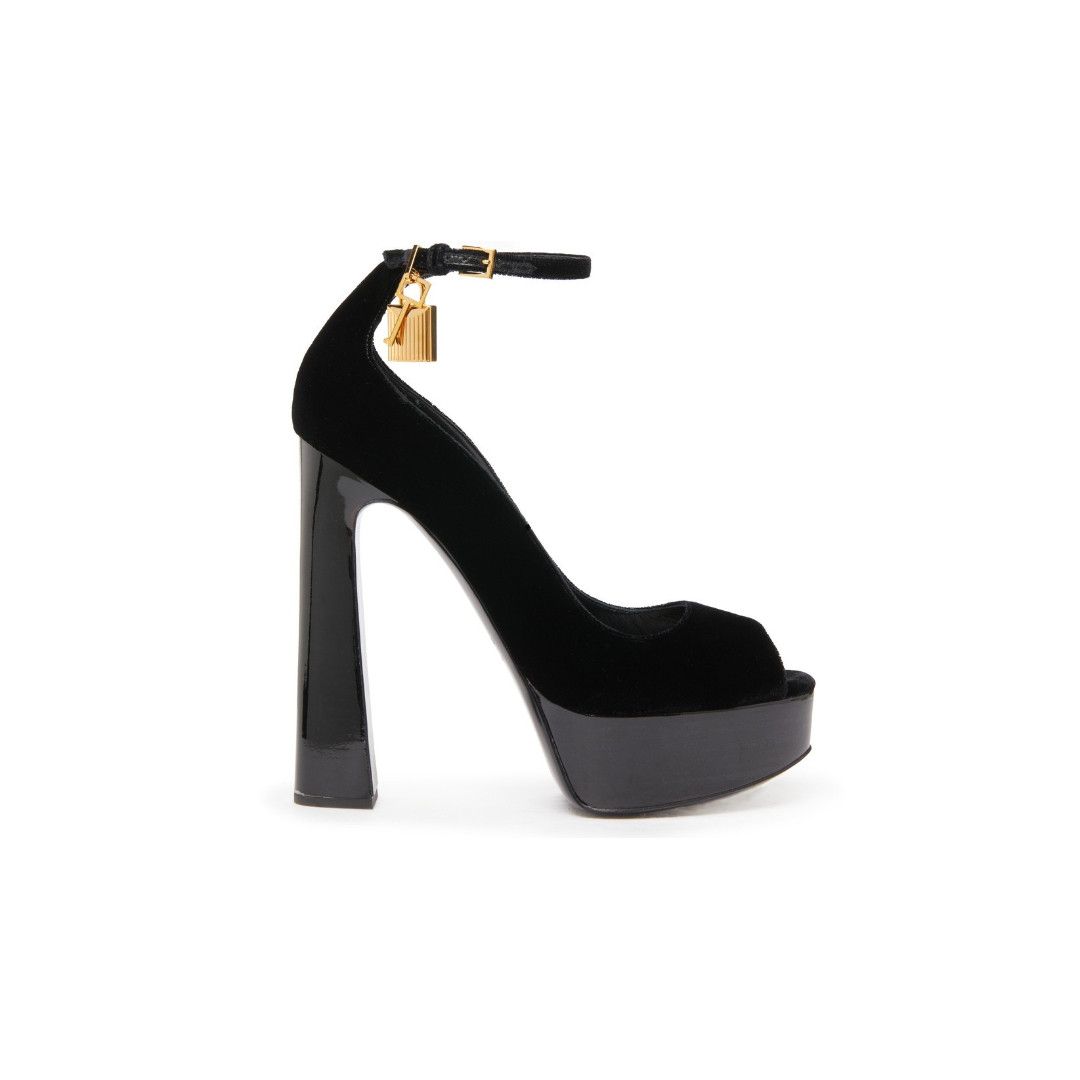 Tom Ford o1loc1c0924 W3112T Platform Pumps in Black Size US 8.5 / IT 38.5 - 1 Thumbnail