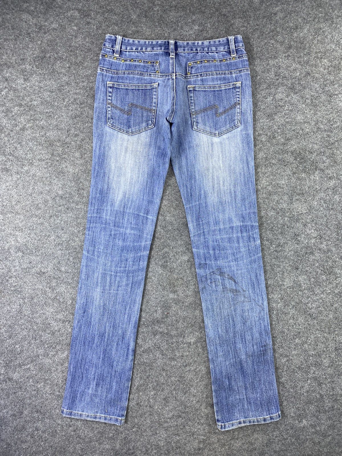Japanese Brand Japanese Brand Karen Blue Wash Jeans - J1023 Size 29" - 4 Thumbnail