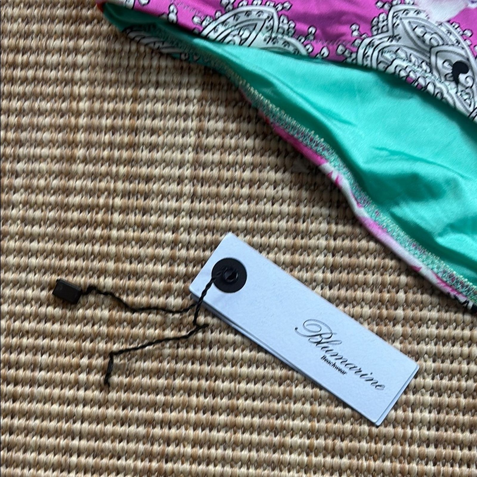 Blumarine NWT Blumarine Pink and Turquoise Floral Swimsuit Size M Size ONE SIZE - 9 Thumbnail