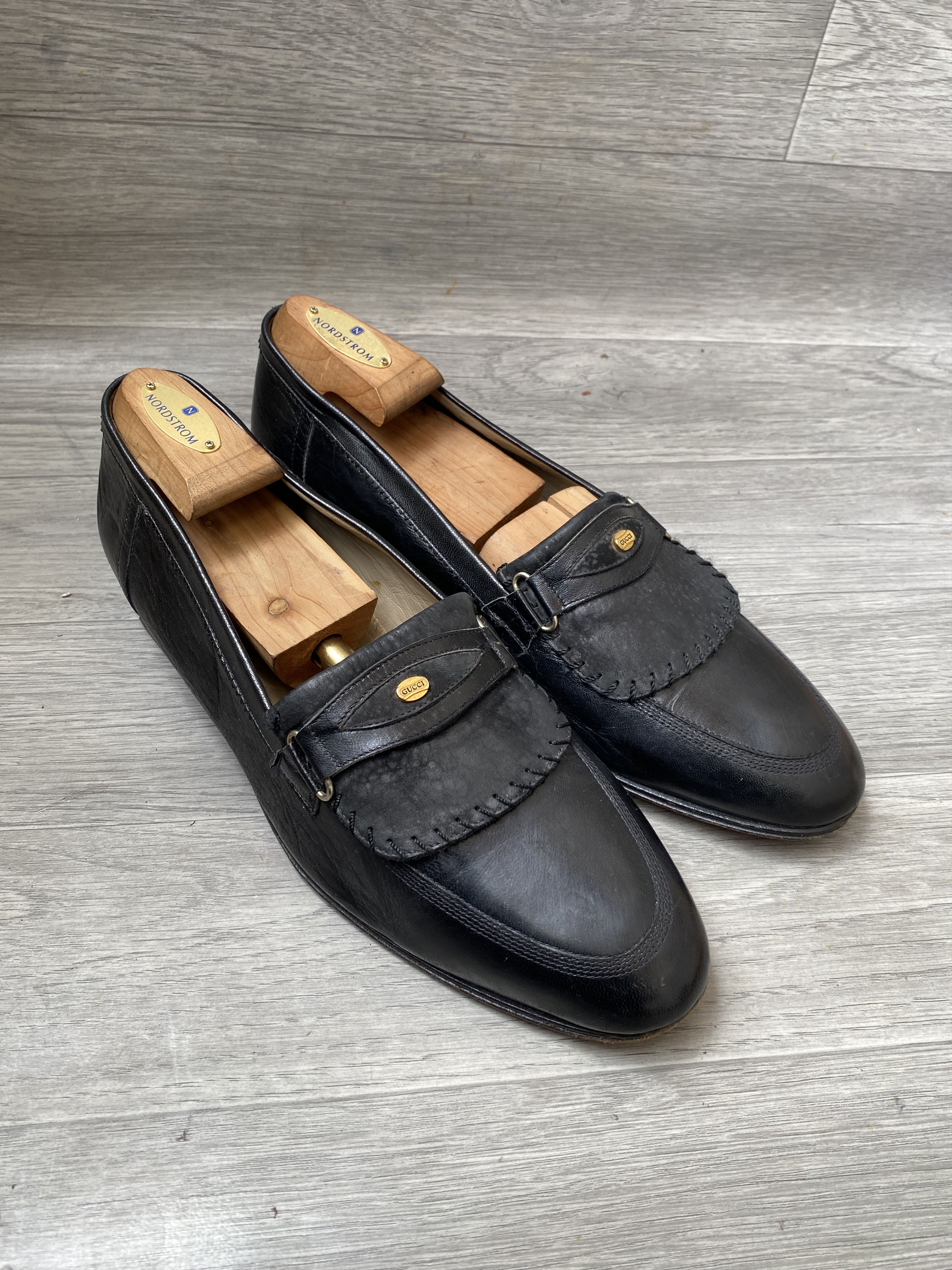 Gucci Gucci tomford era black leather slip on penny loafer uk 9s Size US 10 / EU 43 - 9 Thumbnail