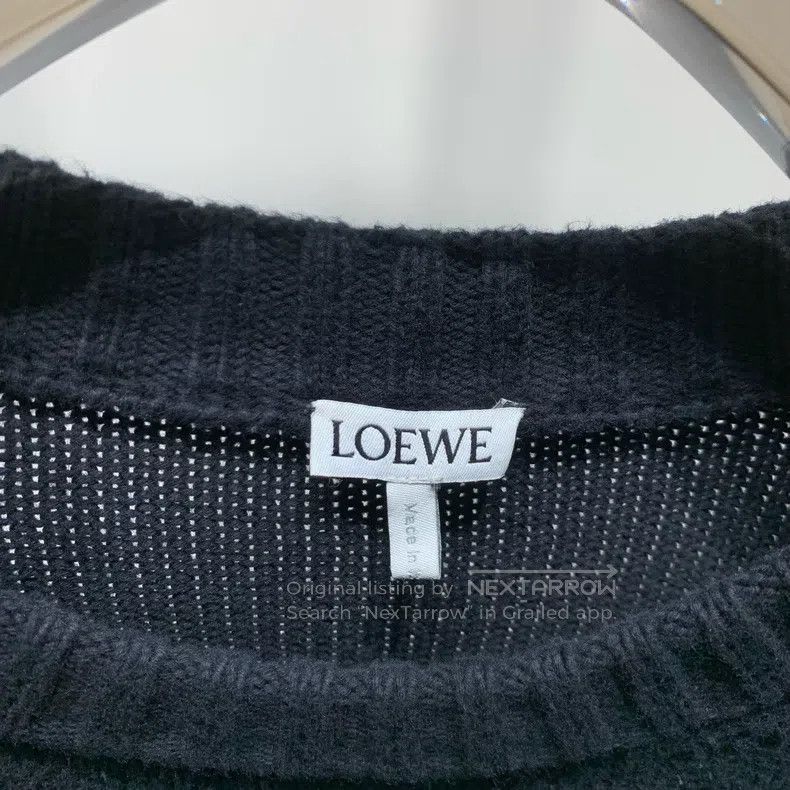 Loewe Loewe Black Logo Knit Sweater Size XS / US 0-2 / IT 36-38 - 2 Thumbnail