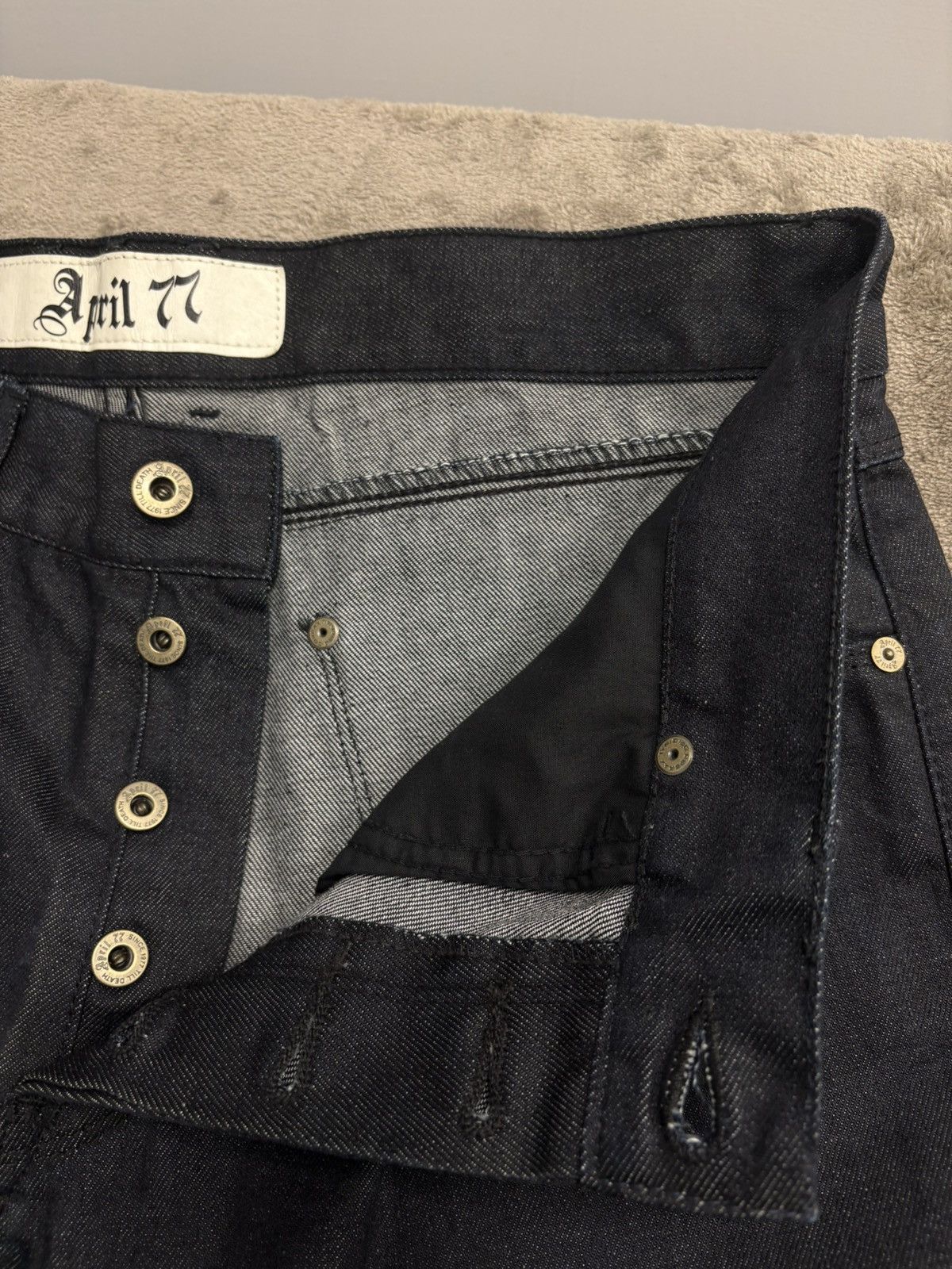 April 77 April 77 guitarist jeans raw denim blue Size 33 Size US 33 - 6 Thumbnail