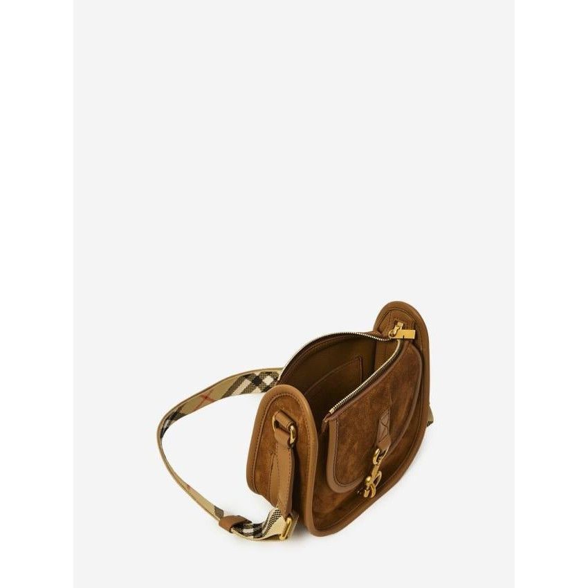 Burberry BURBERRY B Clip Mini Black Leather Messenger Bag New & Authe Size ONE SIZE - 4 Thumbnail