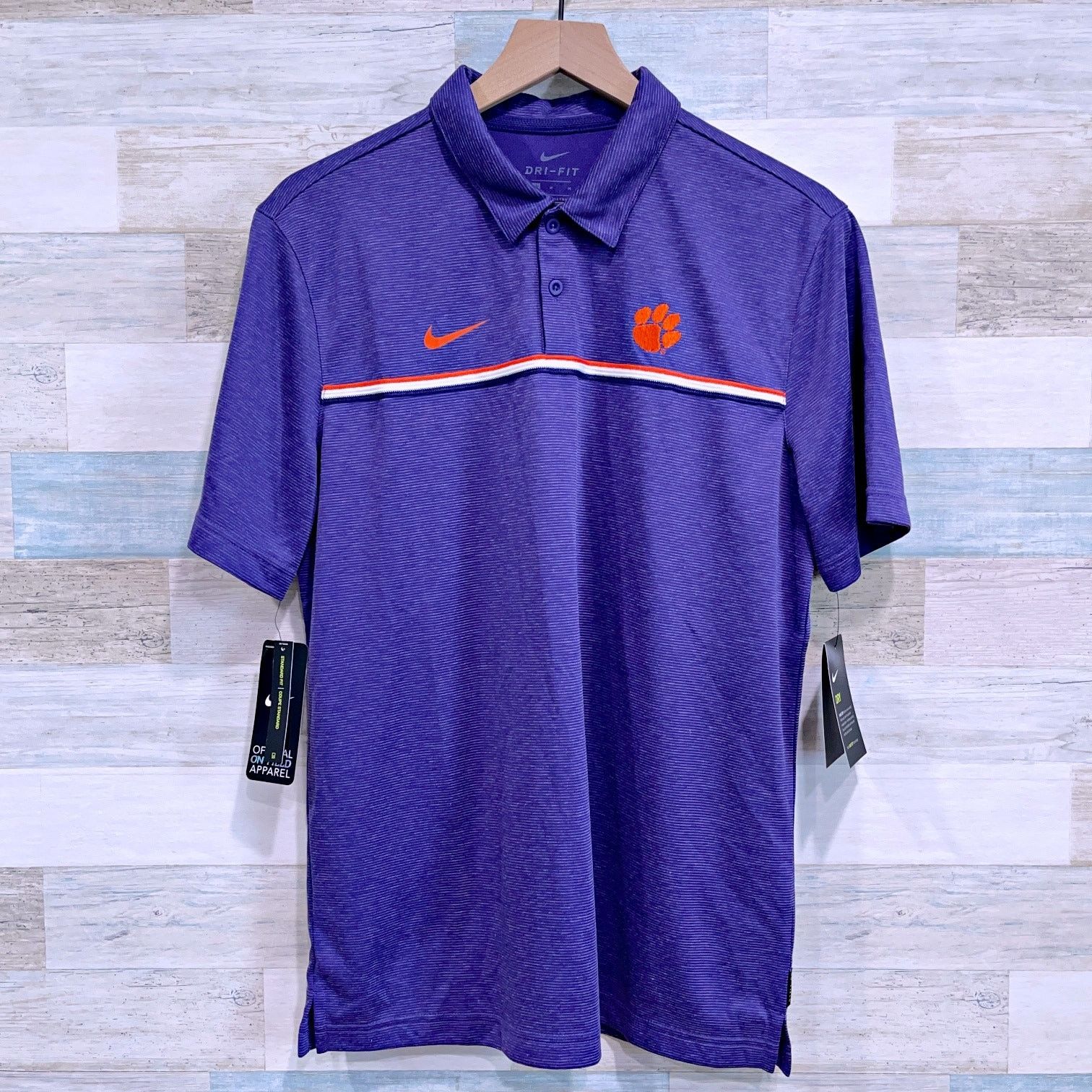 Nike Clemson University Tigers Nike On Field Performance Polo M Size US M / EU 48-50 / 2 - 1 Thumbnail