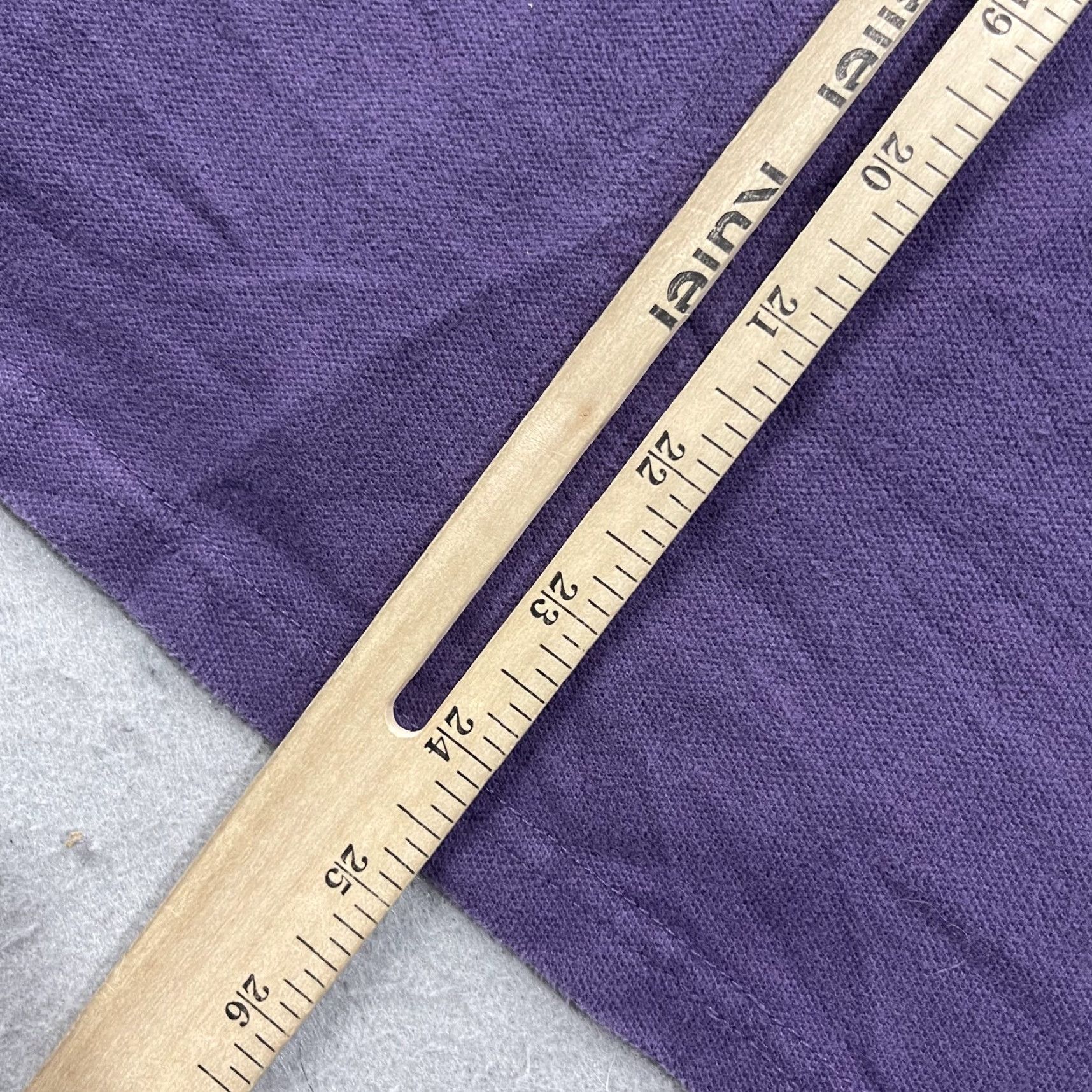 ASH Ash & Erie Polo Shirt Mens M Purple Solid Cotton Blend Golf Casual Pique Shirt Size US M / EU 48-50 / 2 - 8 Thumbnail