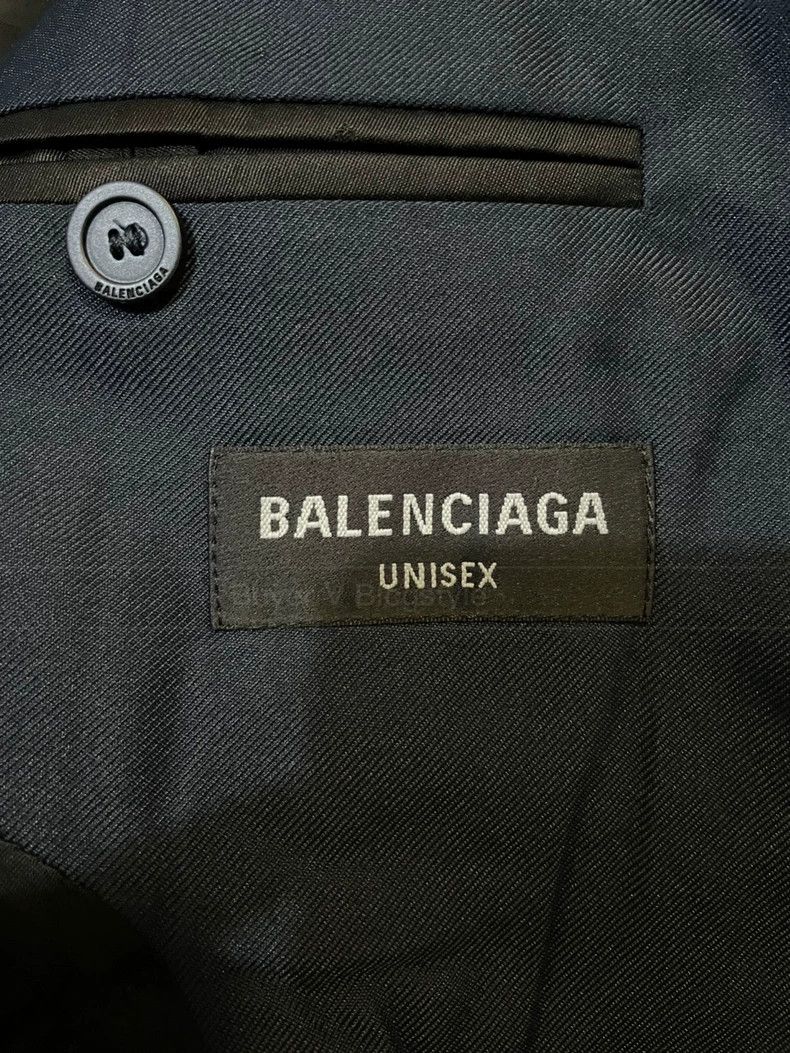 Balenciaga Balenciaga Retro Distressed Slim Fit Blazer Jacket Size US S / EU 44-46 / 1 - 6 Thumbnail