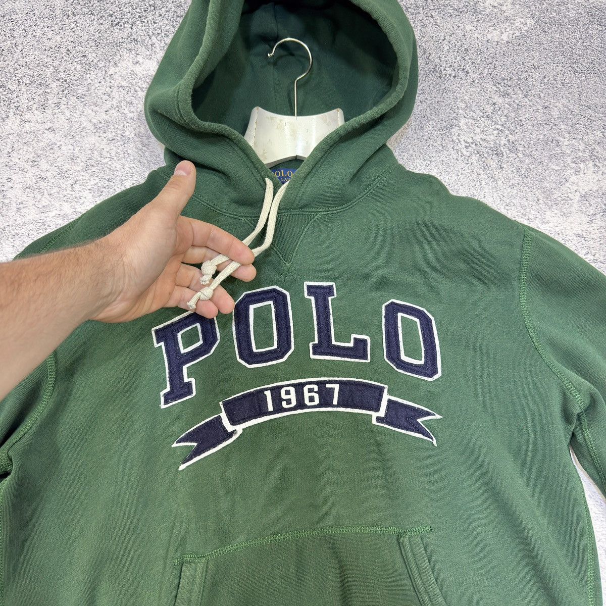 Polo Ralph Lauren Polo Ralph Lauren Green Cotton-Blend-Fleece Hoodie L size Size US L / EU 52-54 / 3 - 4 Thumbnail