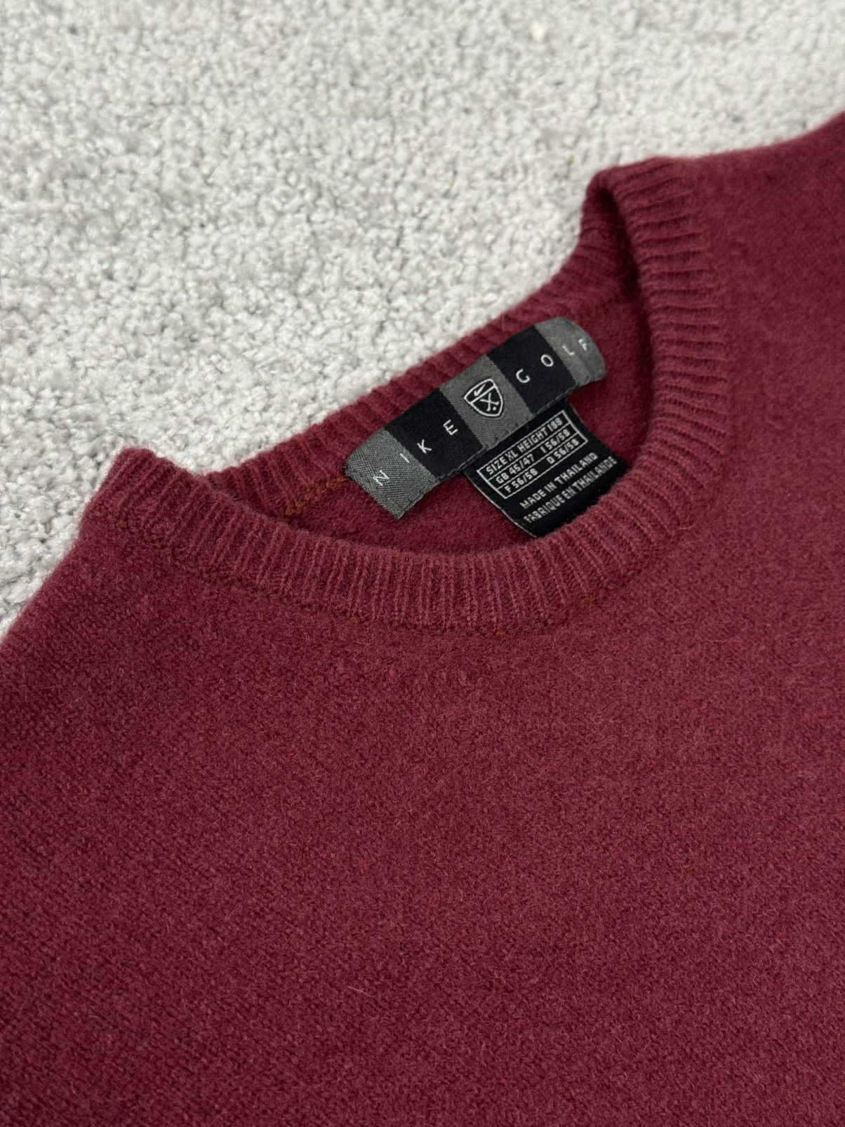 Nike Nike Golf Lambswool Jumper Crew Neck Sweater Pullover XL Size US XL / EU 56 / 4 - 3 Thumbnail