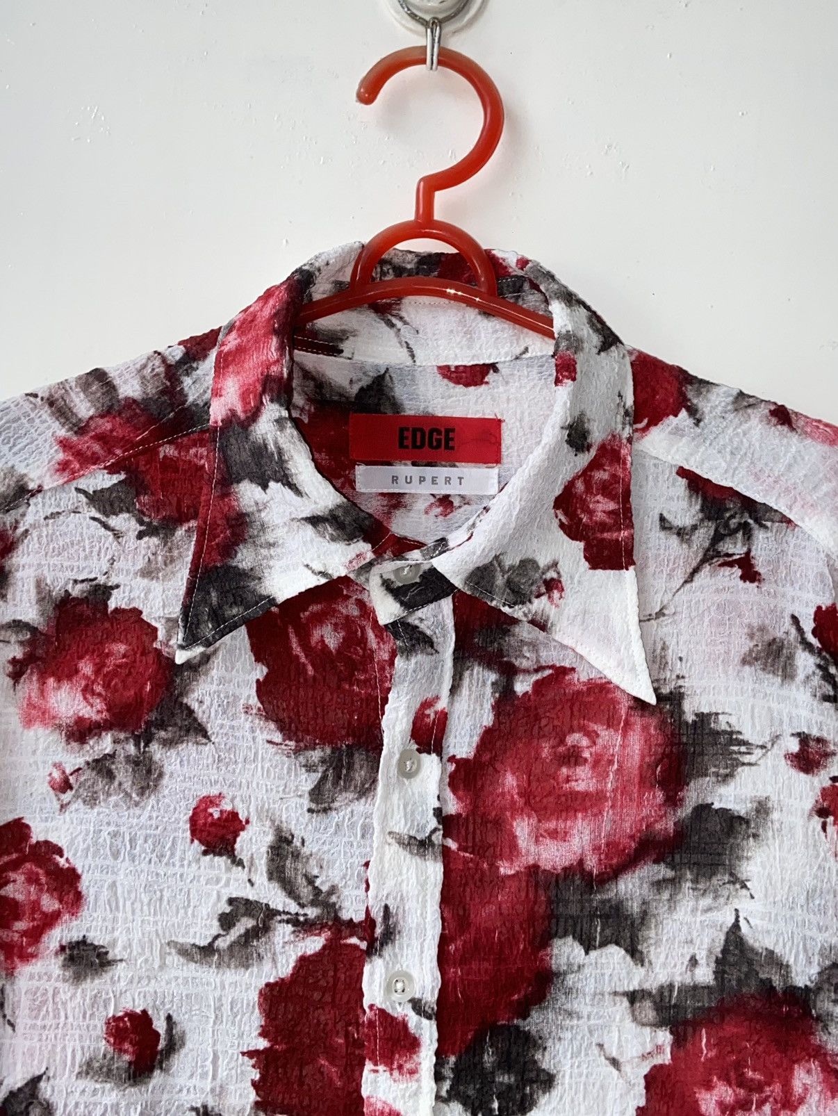 Designer × Japanese Brand EDGE RUPERT Flower Motive Shirt Size US S / EU 44-46 / 1 - 13 Thumbnail
