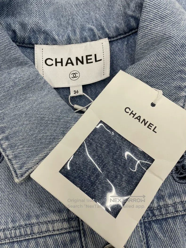 Chanel Chanel 24P popular camellia denim jacket Size XS / US 0-2 / IT 36-38 - 5 Thumbnail