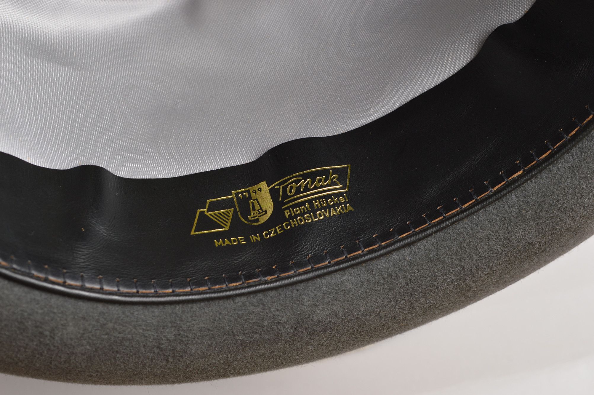 Other Vintage hat with brim in high-quality gray Akron Size ONE SIZE - 8 Thumbnail