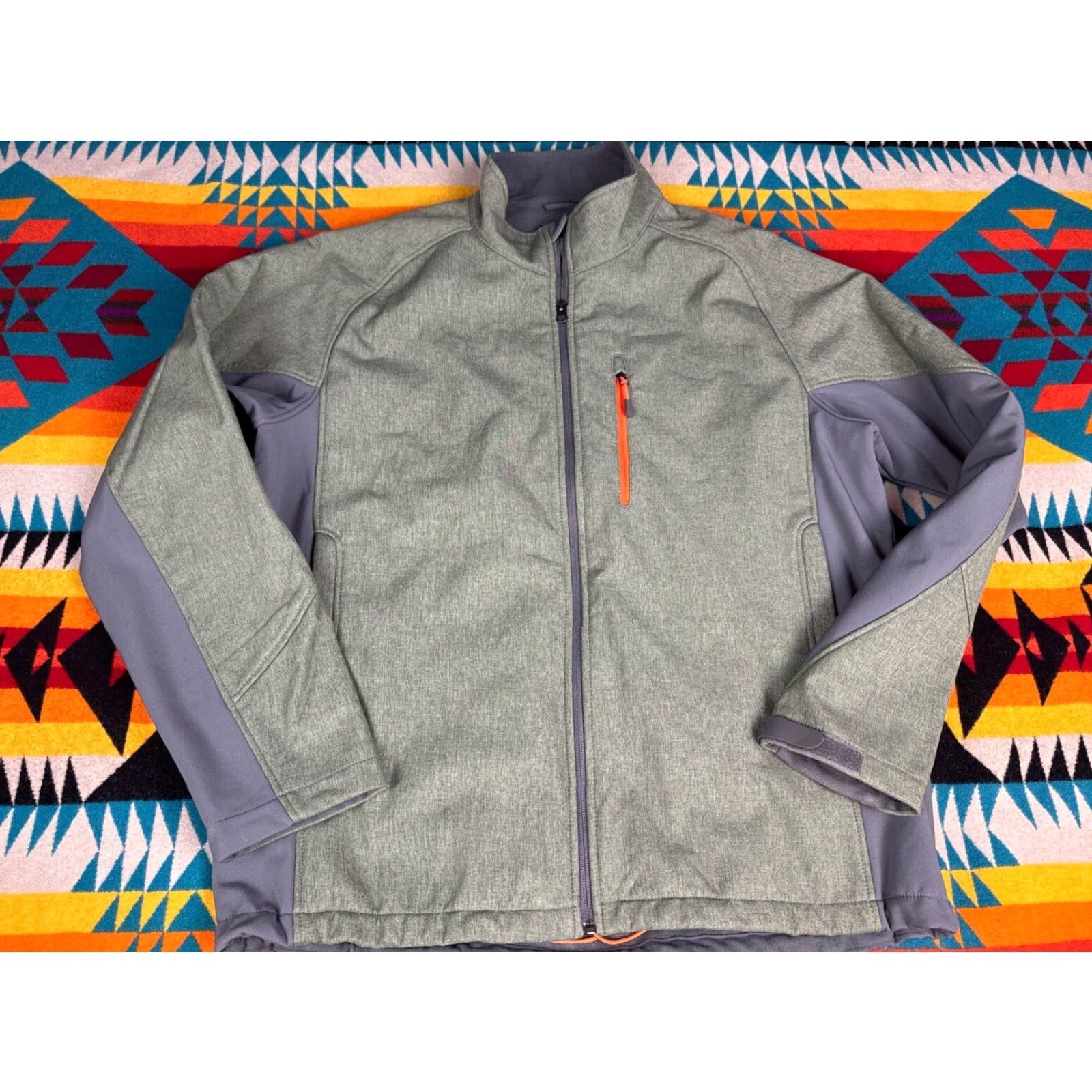 Vintage Kirkland Windbreaker Jacket Men XL Green Soft Shell Jacket, Men, XL, Green, Windbreaker Size US XL / EU 56 / 4 - 2 Thumbnail