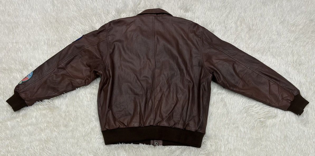 Genuine Leather × Vintage Gatto International Cow-Hide Leather Jacket Size US M / EU 48-50 / 2 - 12 Thumbnail