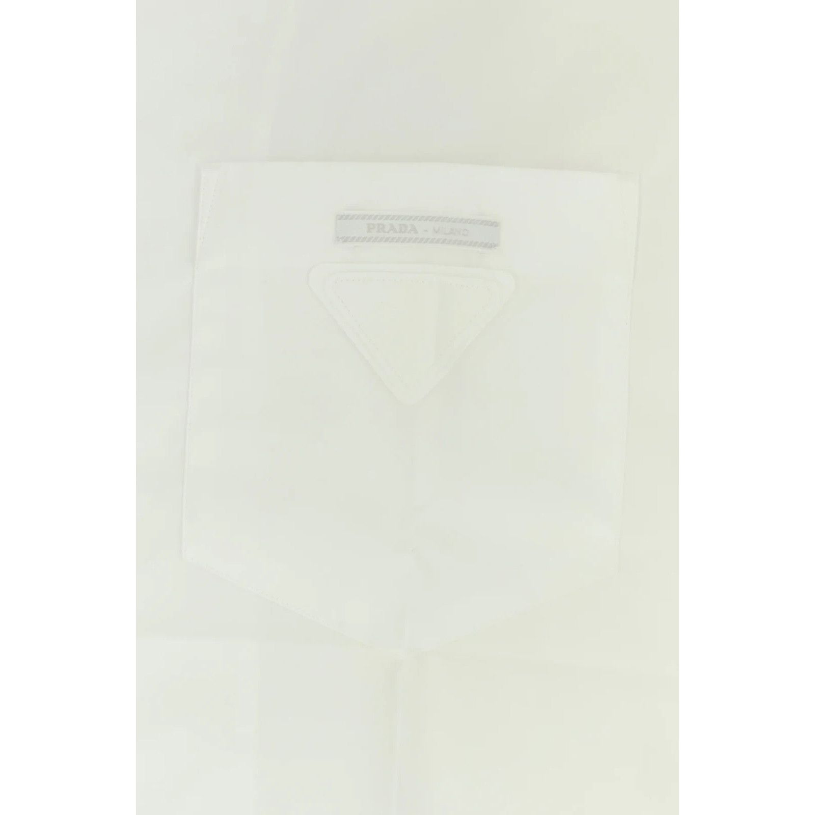 Prada PRADA Bowling White Poplin Shirt New & Authentic (Men's size Size US XXL / EU 58 / 5 - 3 Thumbnail