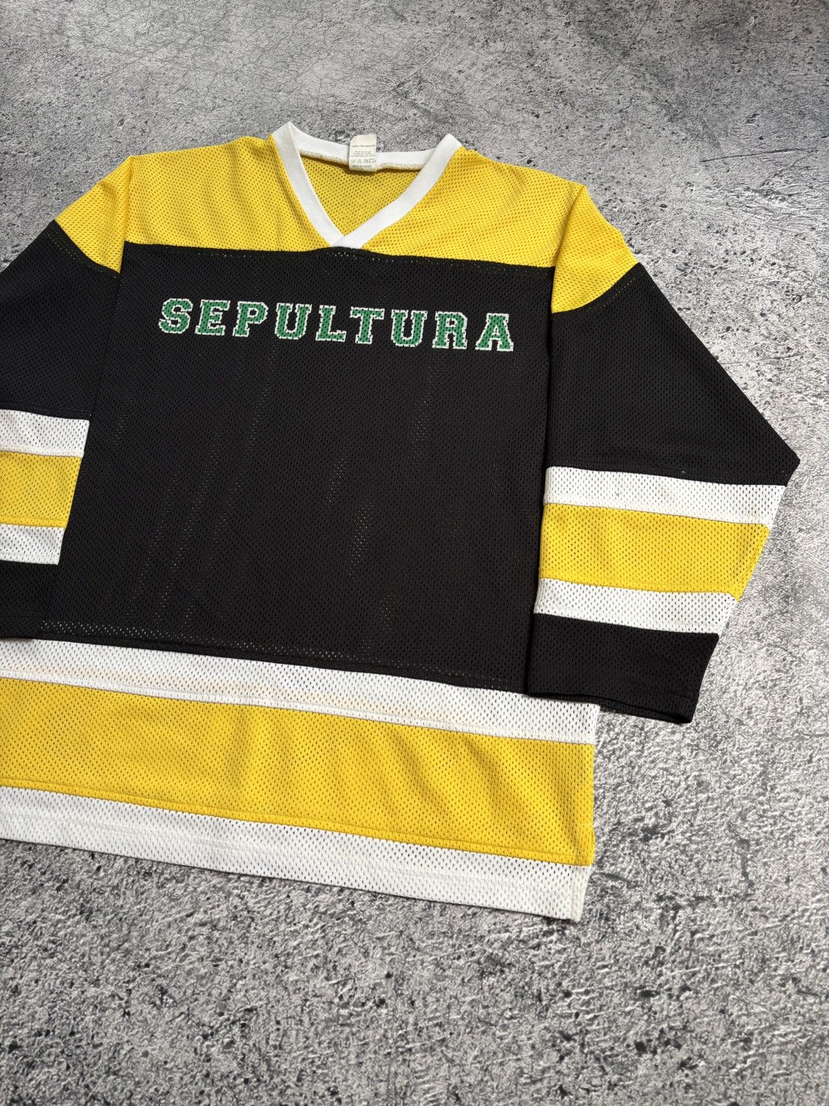 Vintage sepultura vintage hockey jersey 90s merch XL Size US XL / EU 56 / 4 - 2 Thumbnail