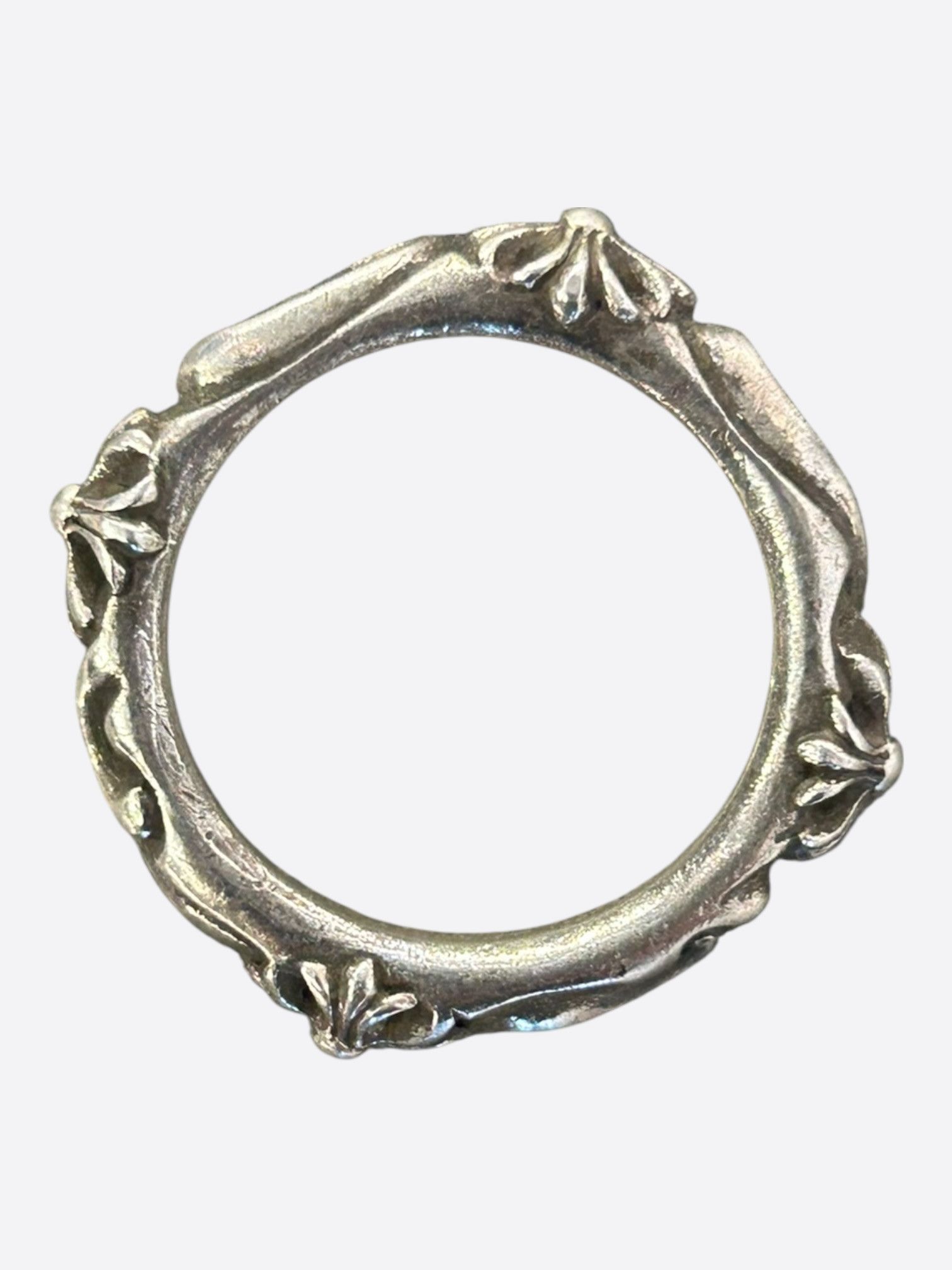 Chrome Hearts Chrome Hearts Silver SBT Plus Cross Ring Size ONE SIZE - 9 Thumbnail