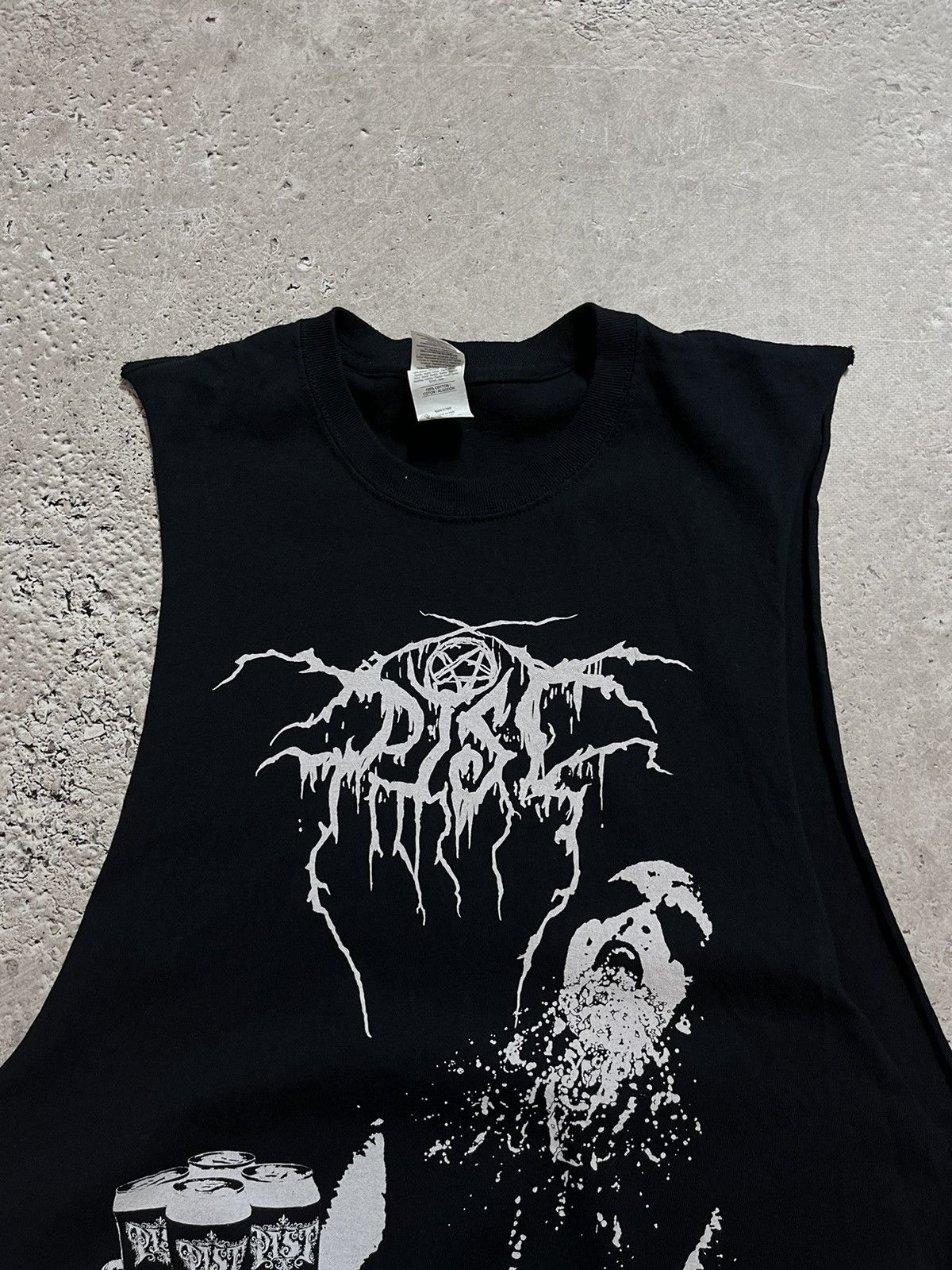 Band Tees Vintage Darkthrone Black Metal Band sleeveless tank top Size US L / EU 52-54 / 3 - 6 Thumbnail