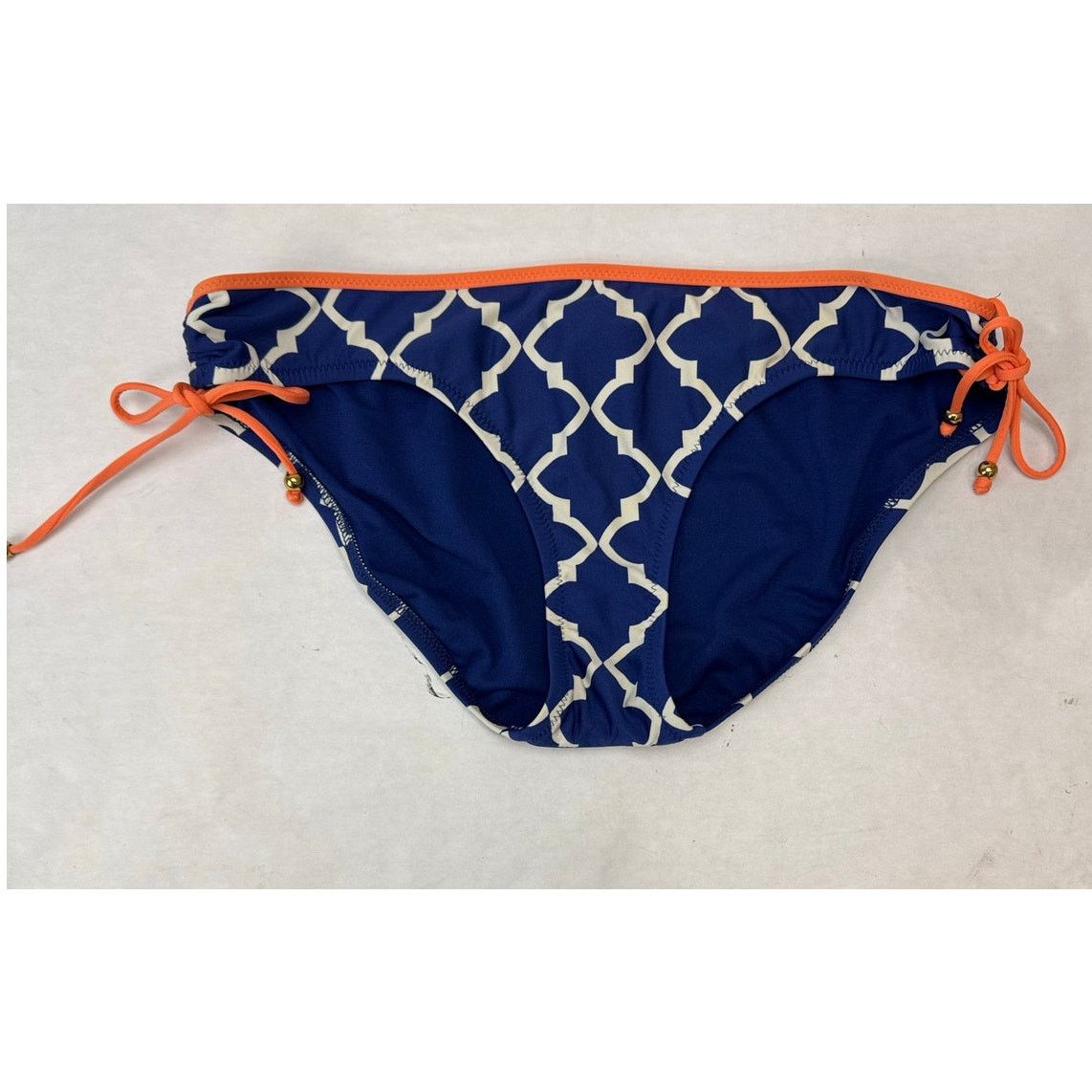 Cremieux Cremieux Bikini Bottoms - Gold Beads - Blue Orange White - L Size ONE SIZE - 1 Thumbnail