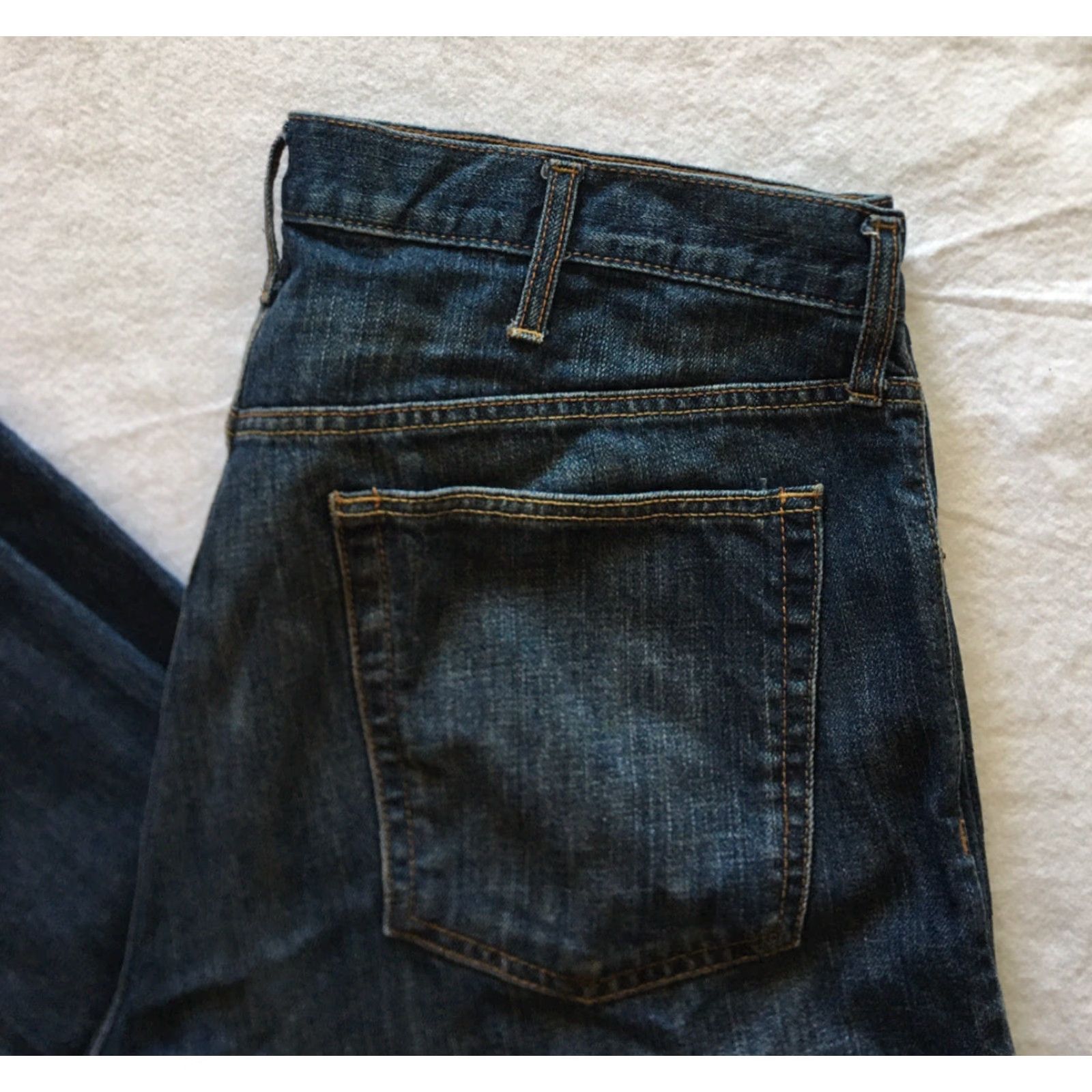 Old Navy Old Navy Jeans Men’s 38x30 Straight Denim Blue Regular Mid Rise 5-Pocket Zip Machine Washable Size US 38 / EU 54 - 3 Thumbnail