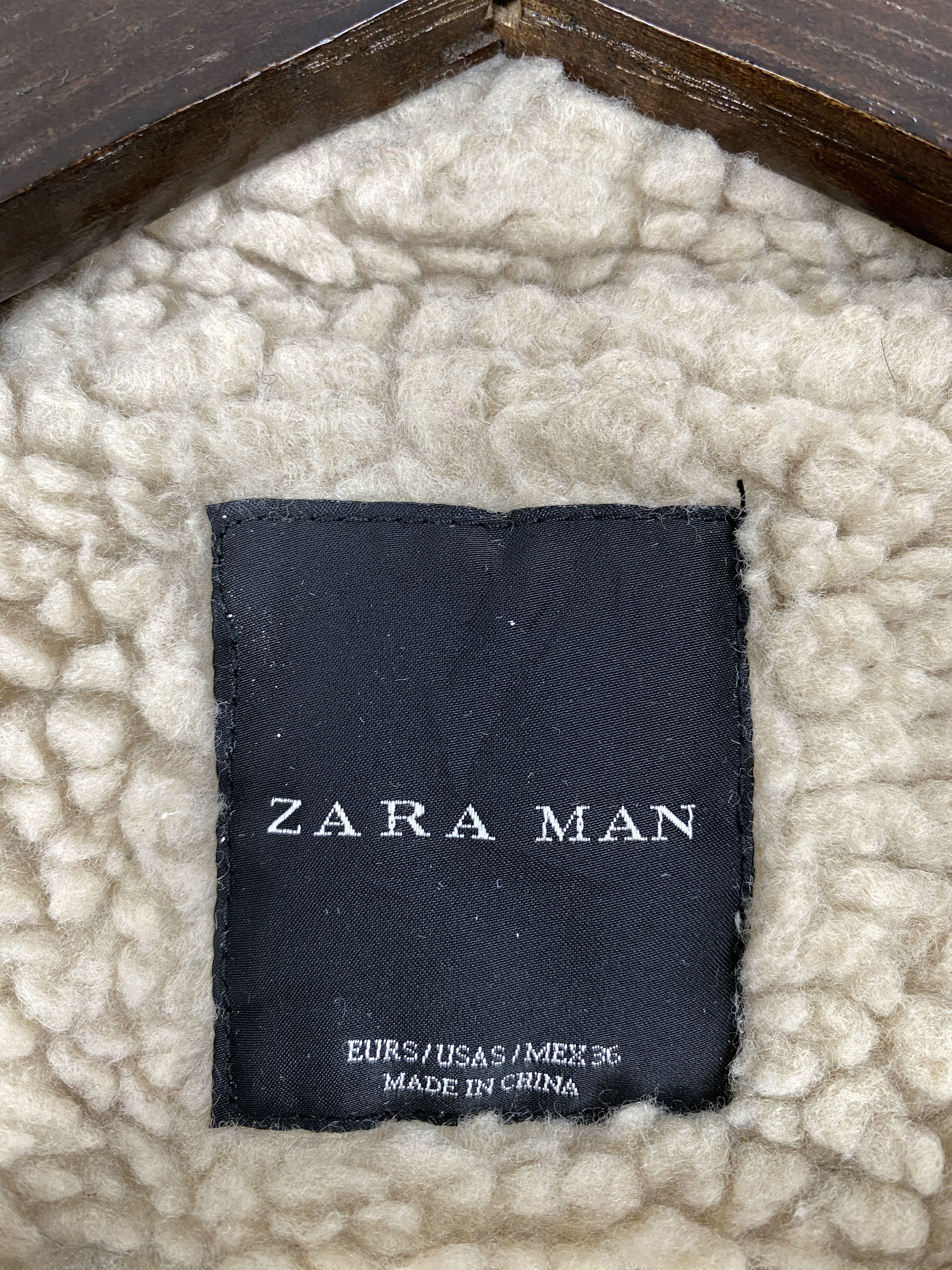 Zara Vintage Zara Man Wool Sherpa Lining Jacket PJ2448 Size US S / EU 44-46 / 1 - 8 Thumbnail
