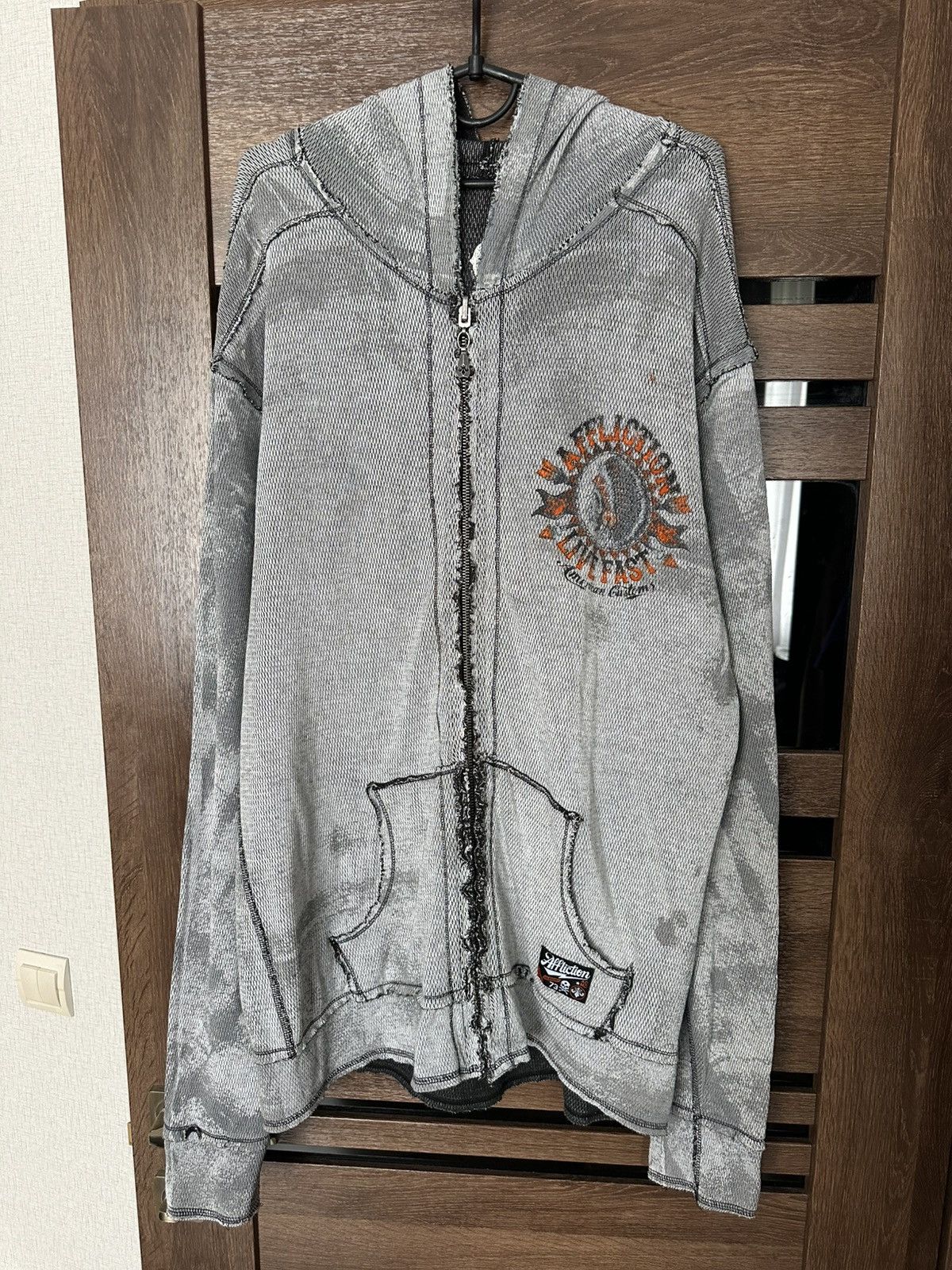 Affliction Affliction Reversible Zip Hoodie Vintage Y2K Size US XL / EU 56 / 4 - 17 Thumbnail