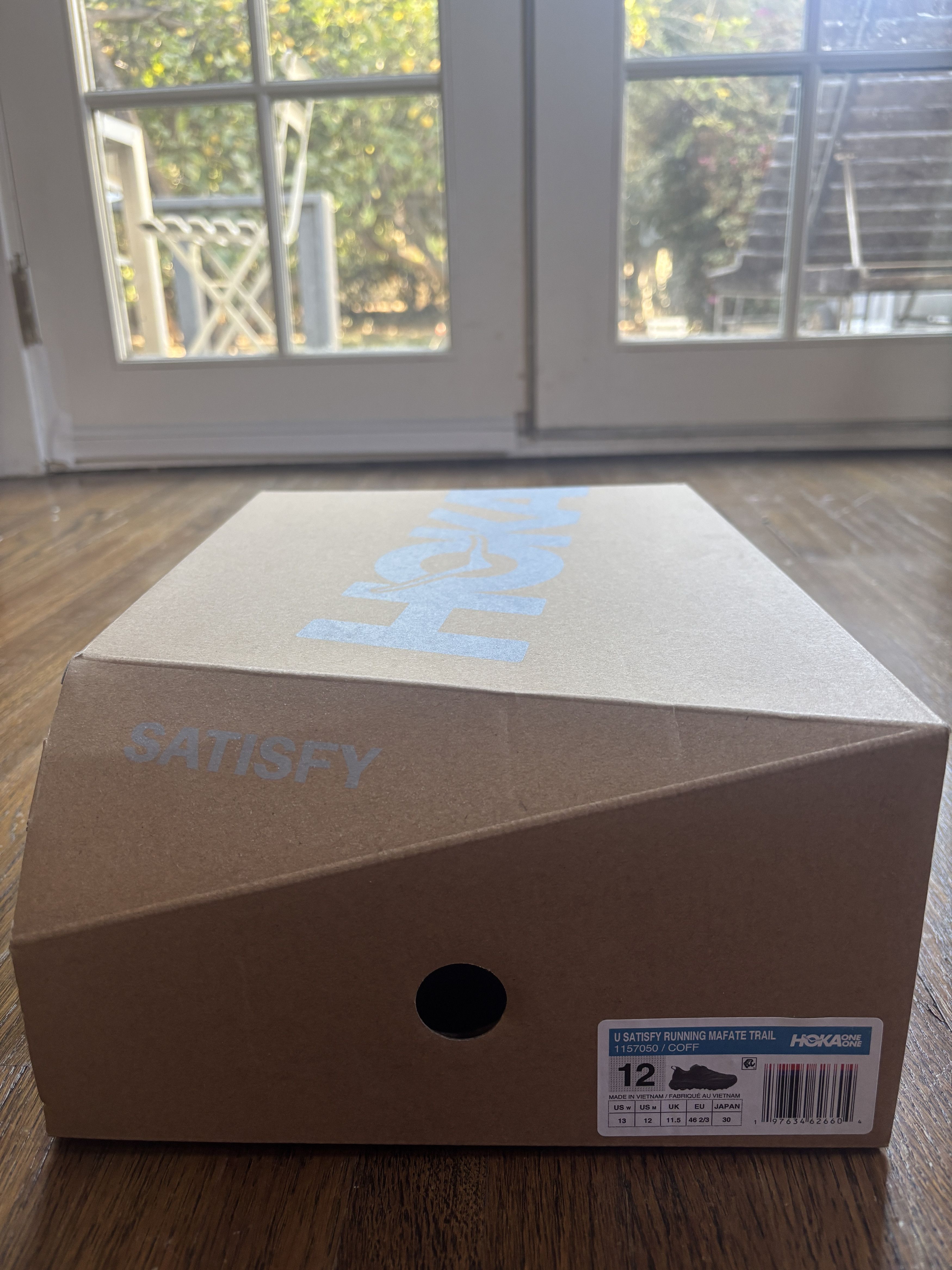 Hoka × Satisfy Hoka One One Satisfy x Mafate Speed 4 Lite Coffee Size US 12 / EU 45 - 5 Thumbnail