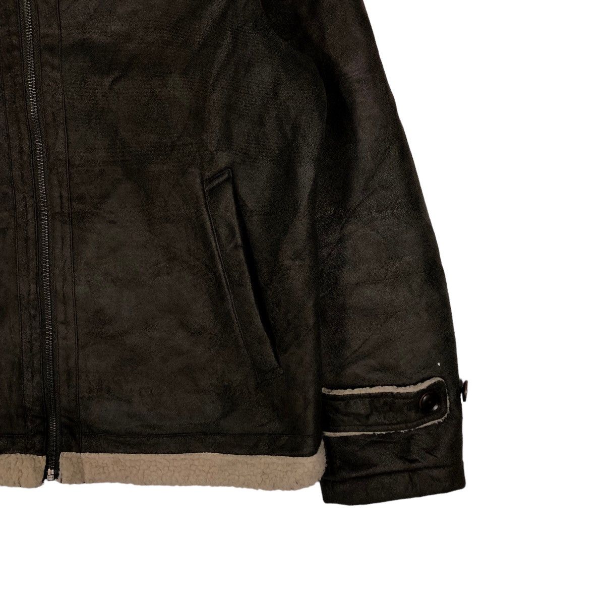 Japanese Brand 🔥90’s VINTAGE SOFT LEATHER JACKET SHERLING UNIQLO JAPAN Size US XL / EU 56 / 4 - 5 Thumbnail