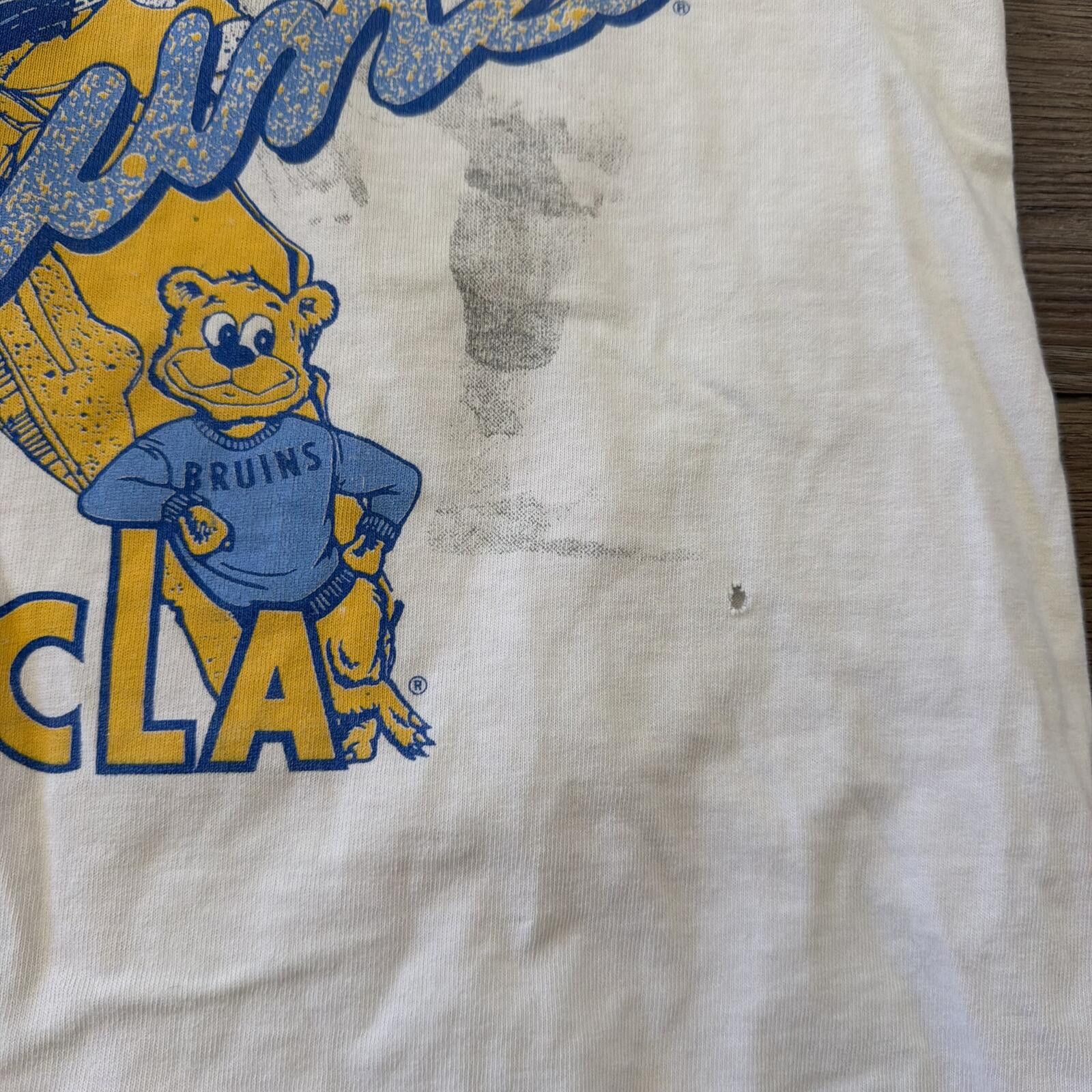 Other Vintage 80s UCLA Bruins Football Shirt College University Size US L / EU 52-54 / 3 - 3 Thumbnail