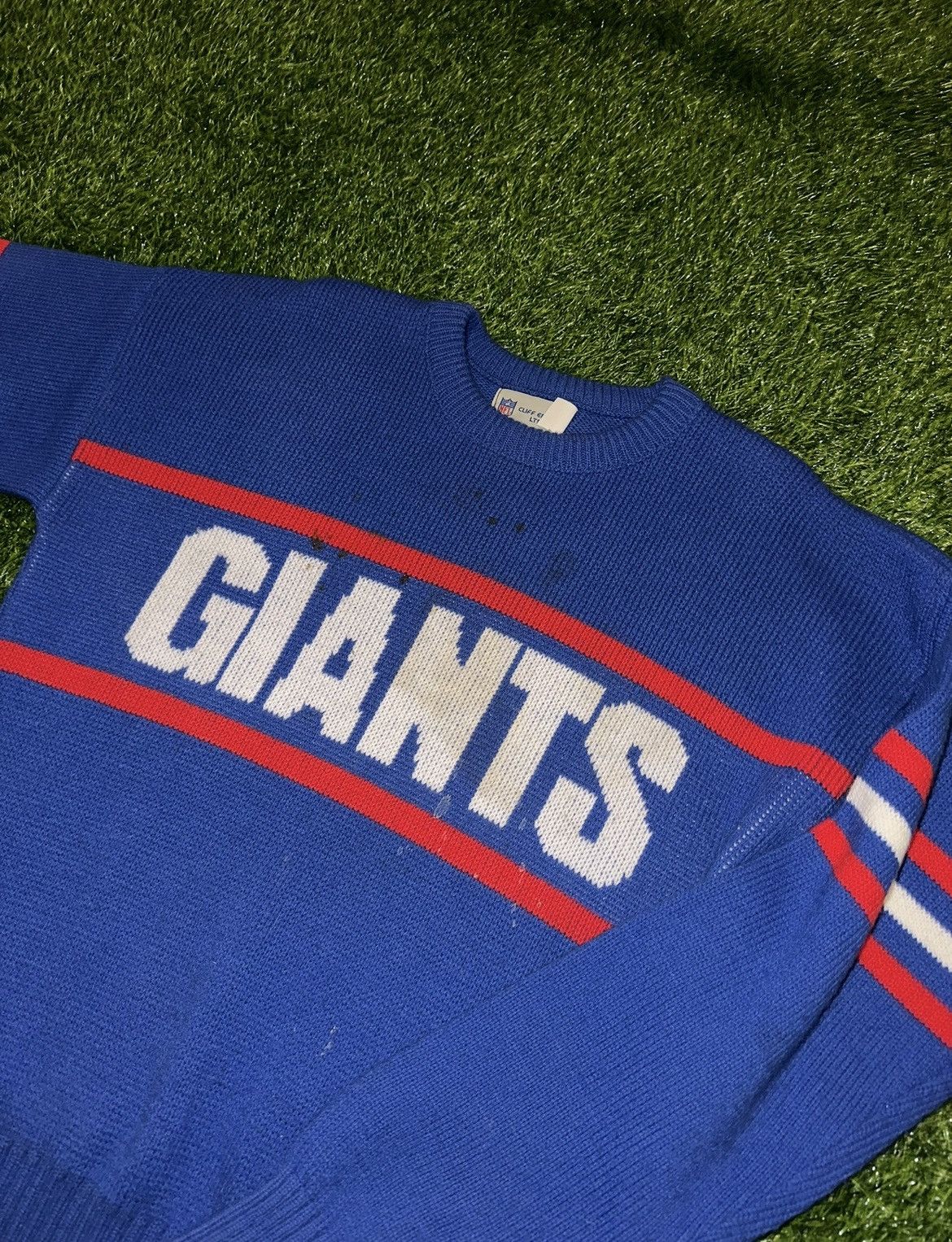 NFL Vintage NFL New York Giants Knit Sweater Size Medium Size US M / EU 48-50 / 2 - 2 Thumbnail